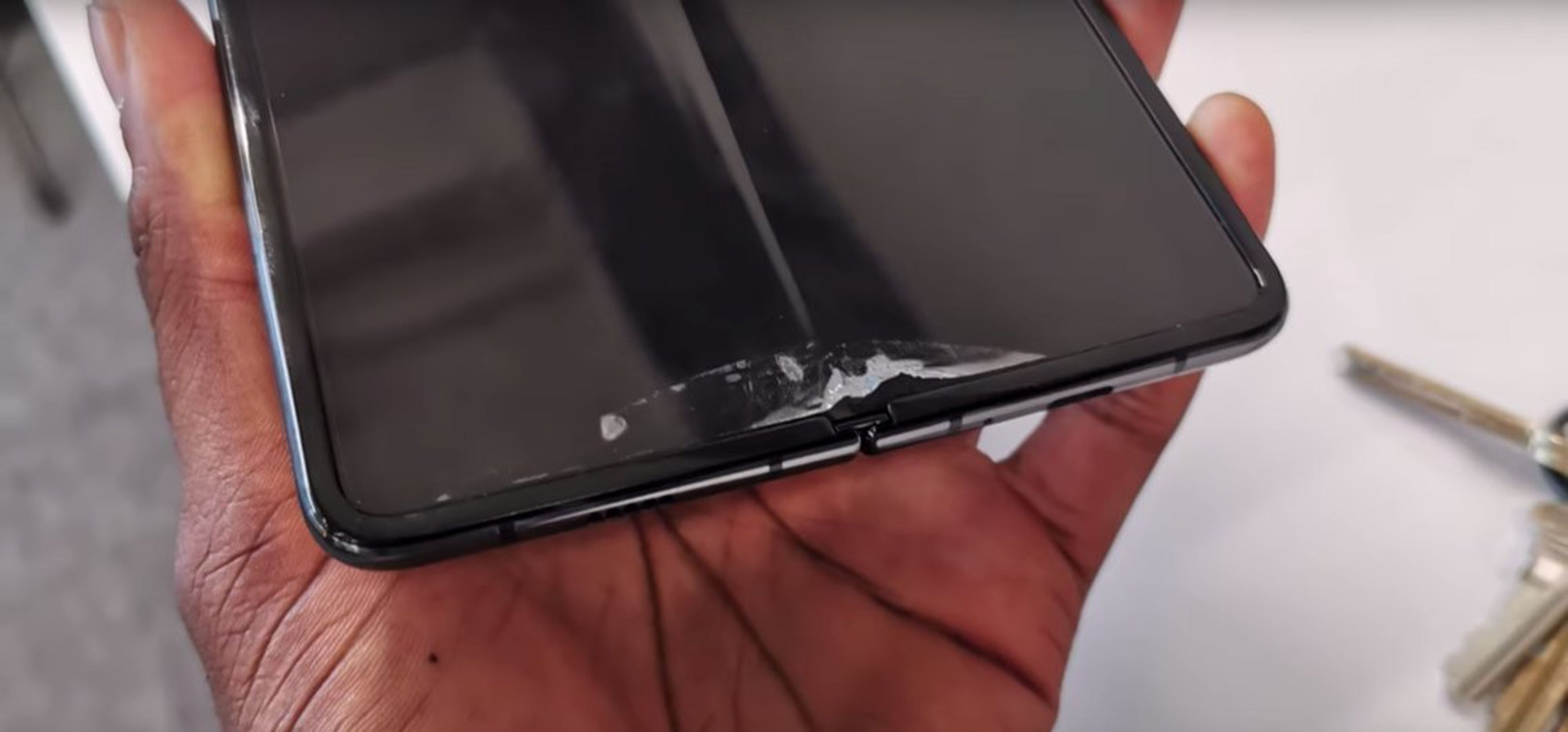 Samsung plegable roto