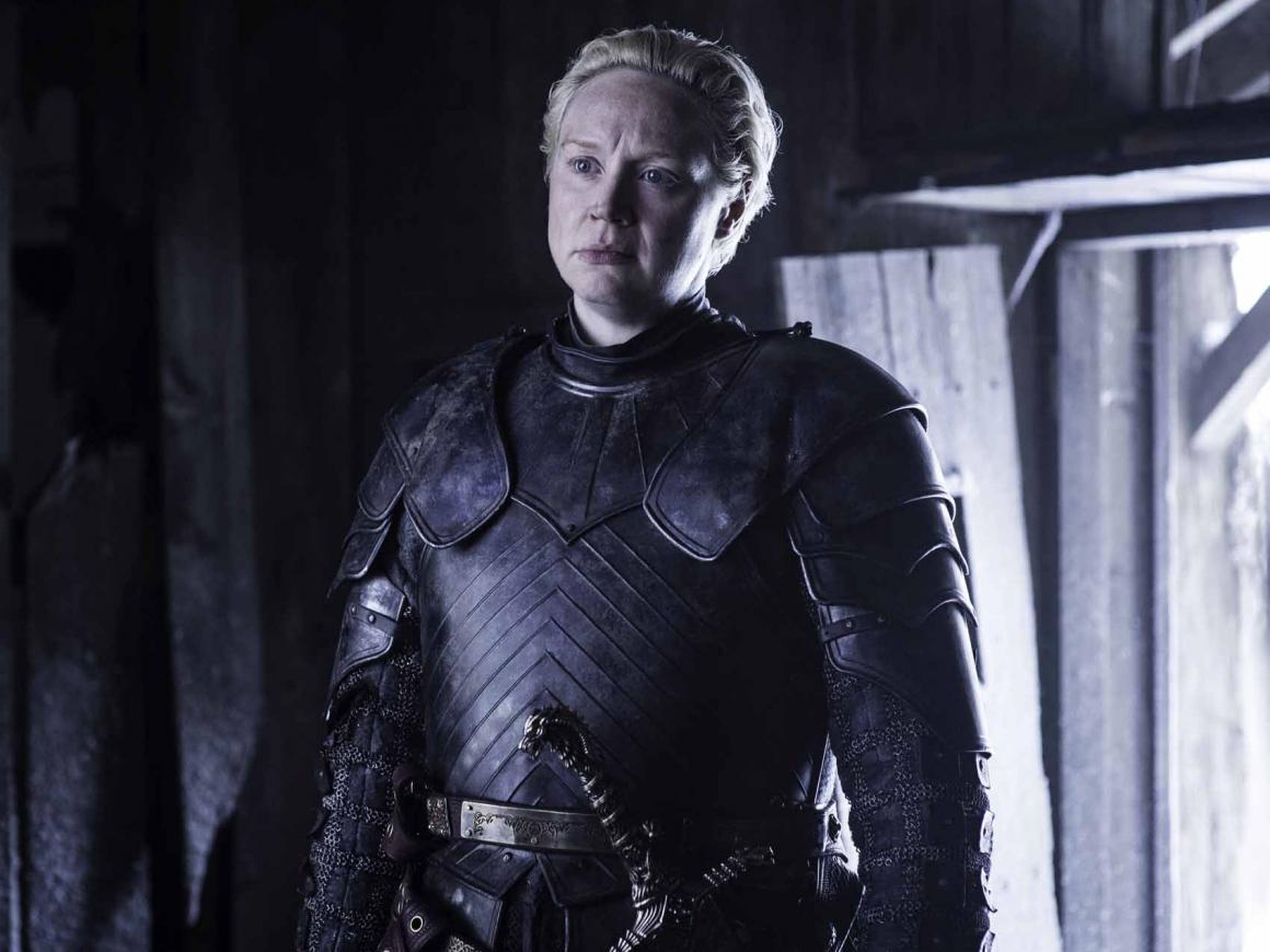 Ser Brienne of Tarth in all her glory.