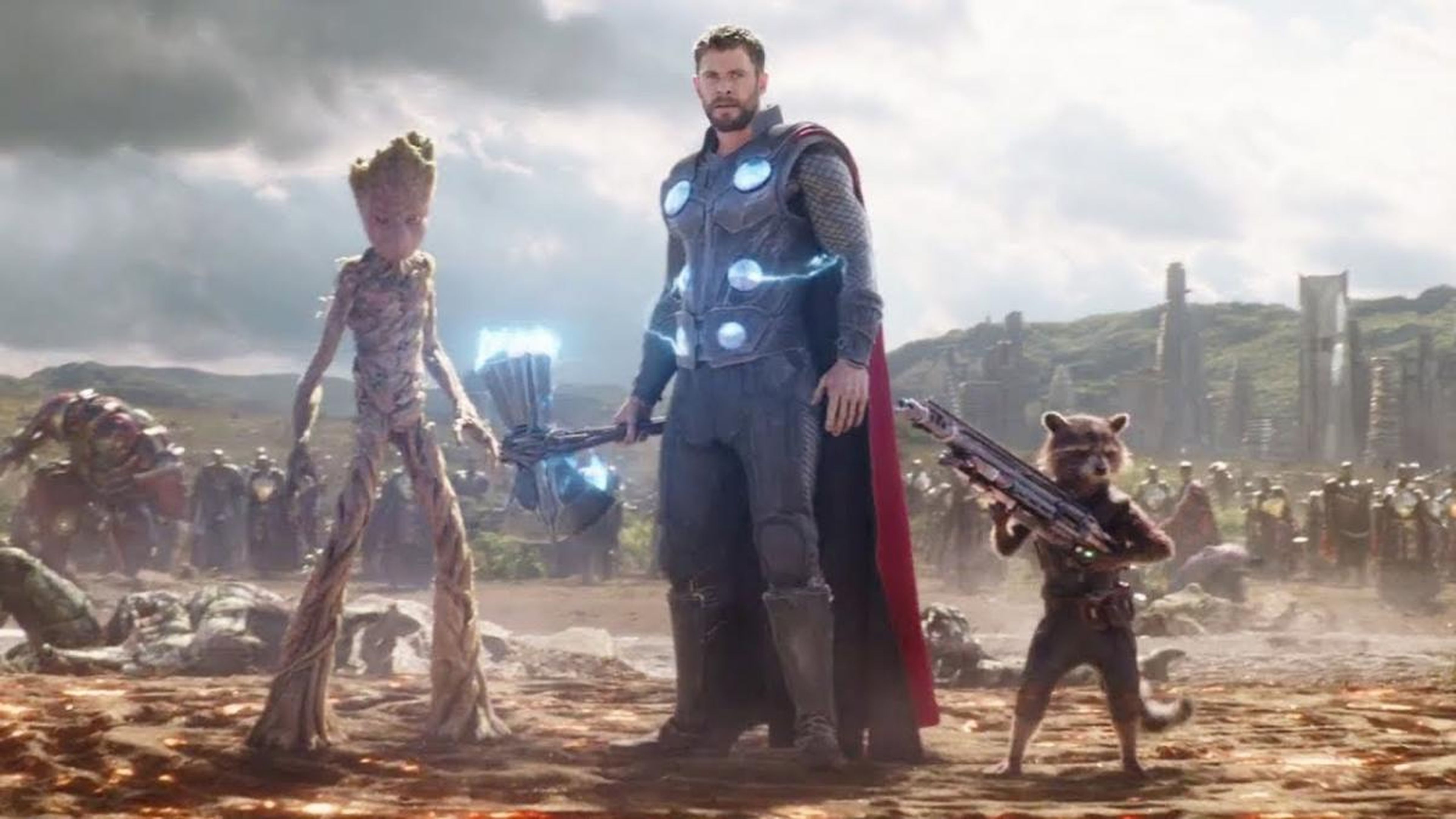 Thor en Vengadores: Infinity War