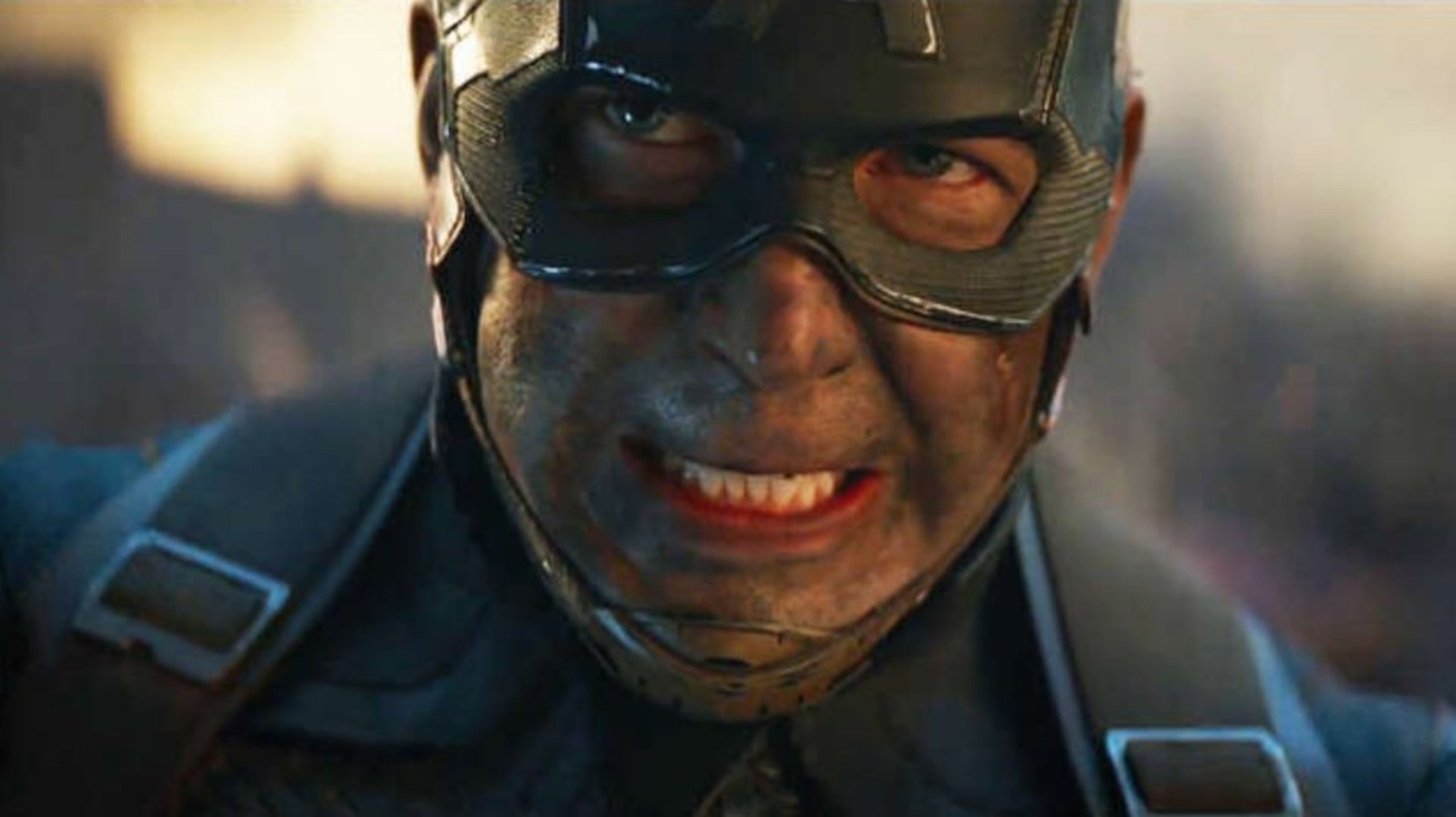 Chris Evans como Capitán América en "Avengers: Endgame".
