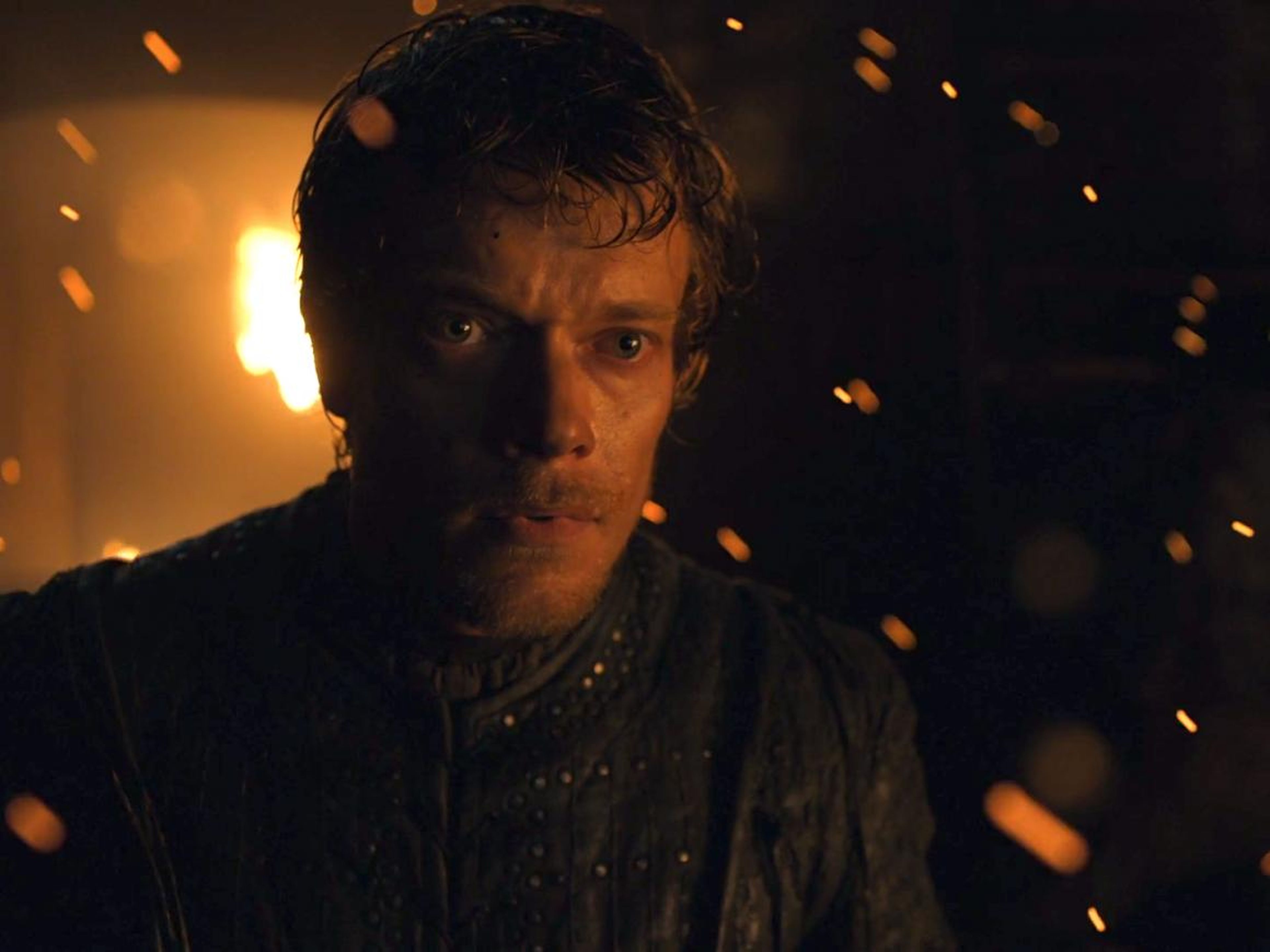 Theon couldn't make good on his earlier promise to protect his sister against harm.