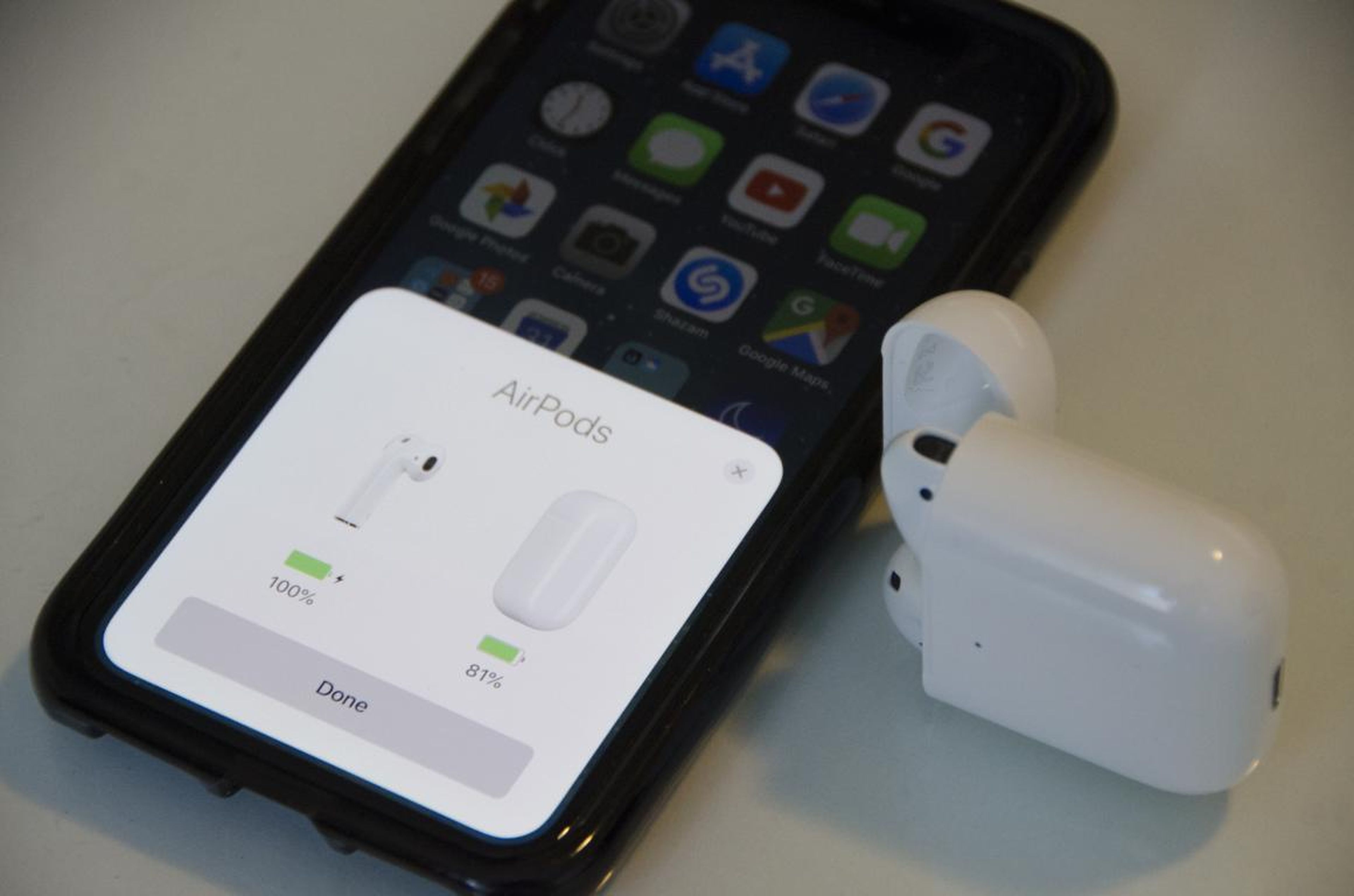 Your new AirPods will pair with your phone with just a tap when you open the case near your phone for the first time.