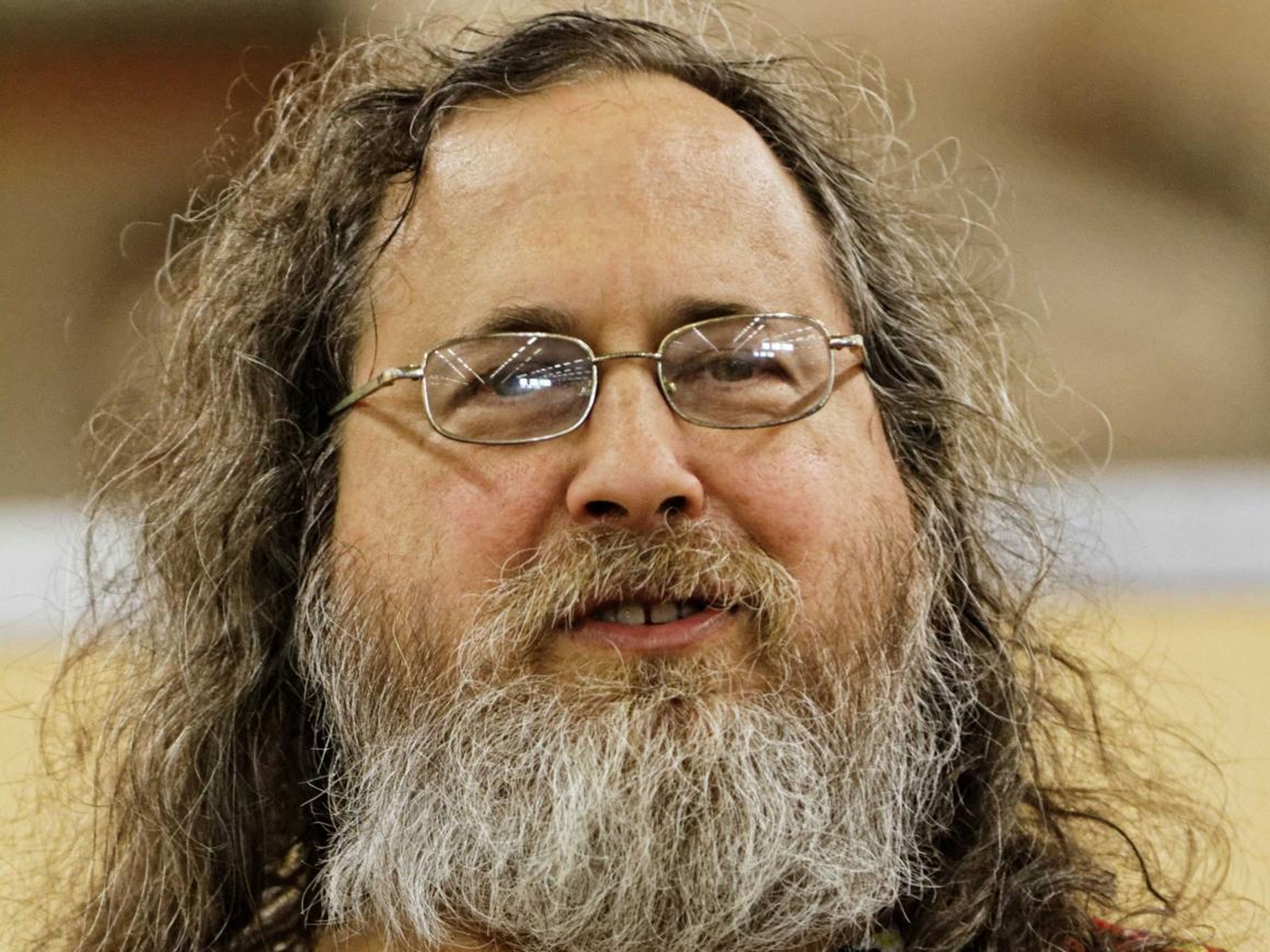 Richard Stallman, presidente y fundador de Free Software Foundation