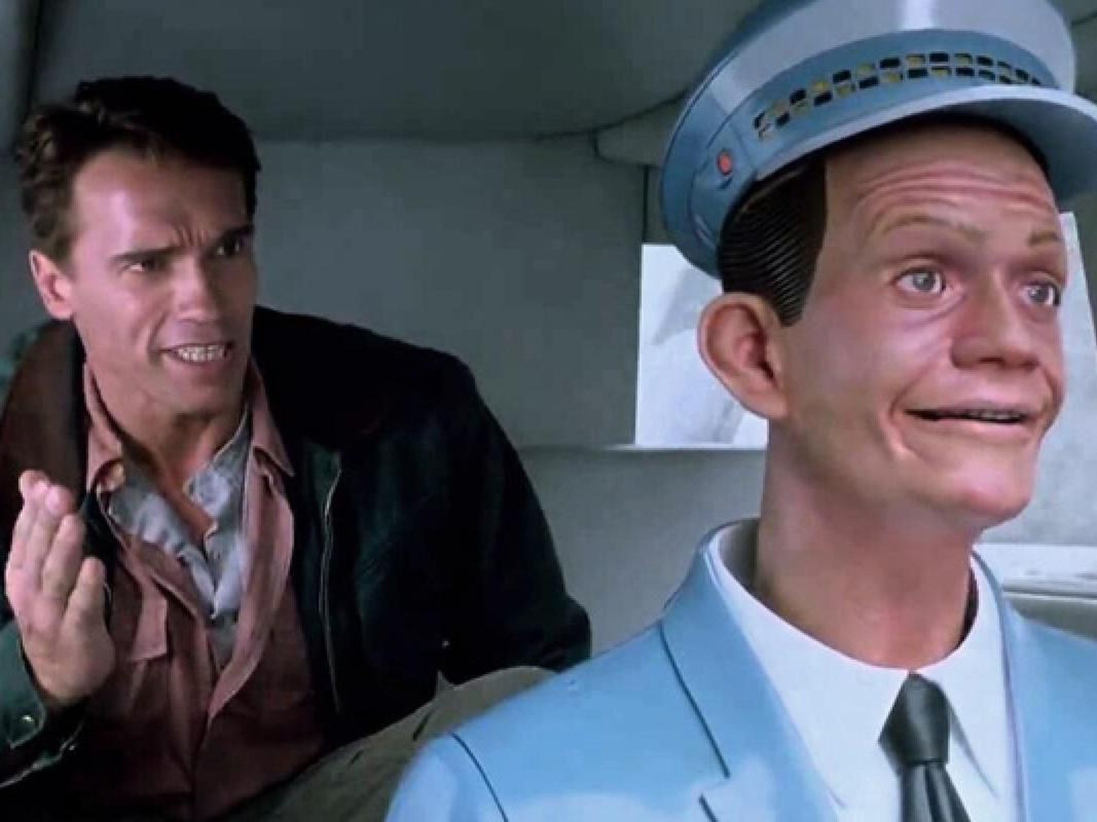 The 1990 film "Total Recall" may have predicted the rise of self-driving cars.