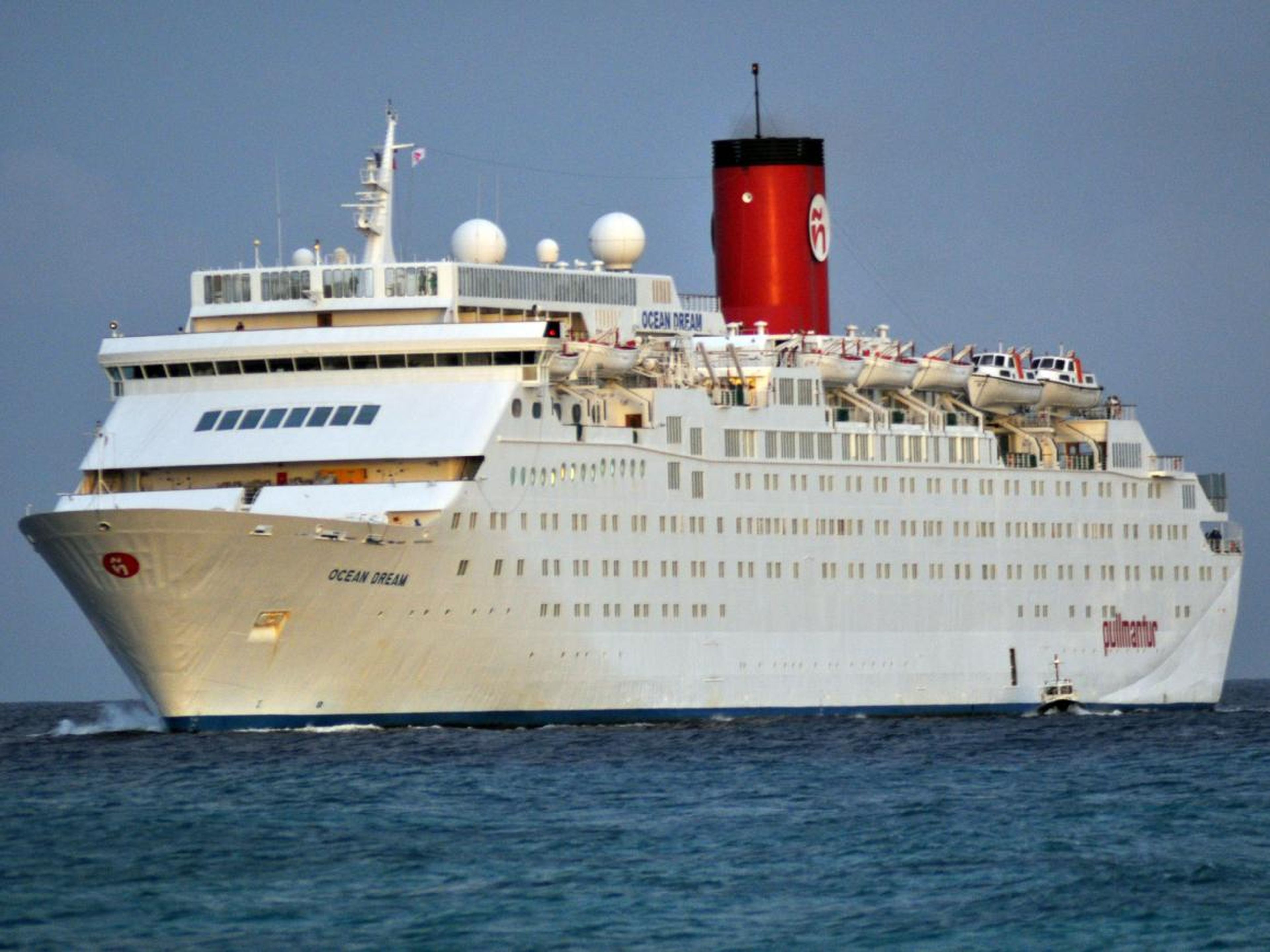 The cruise ship Ocean Dream in 2009, before it was owned by Maritime Holdings Group.