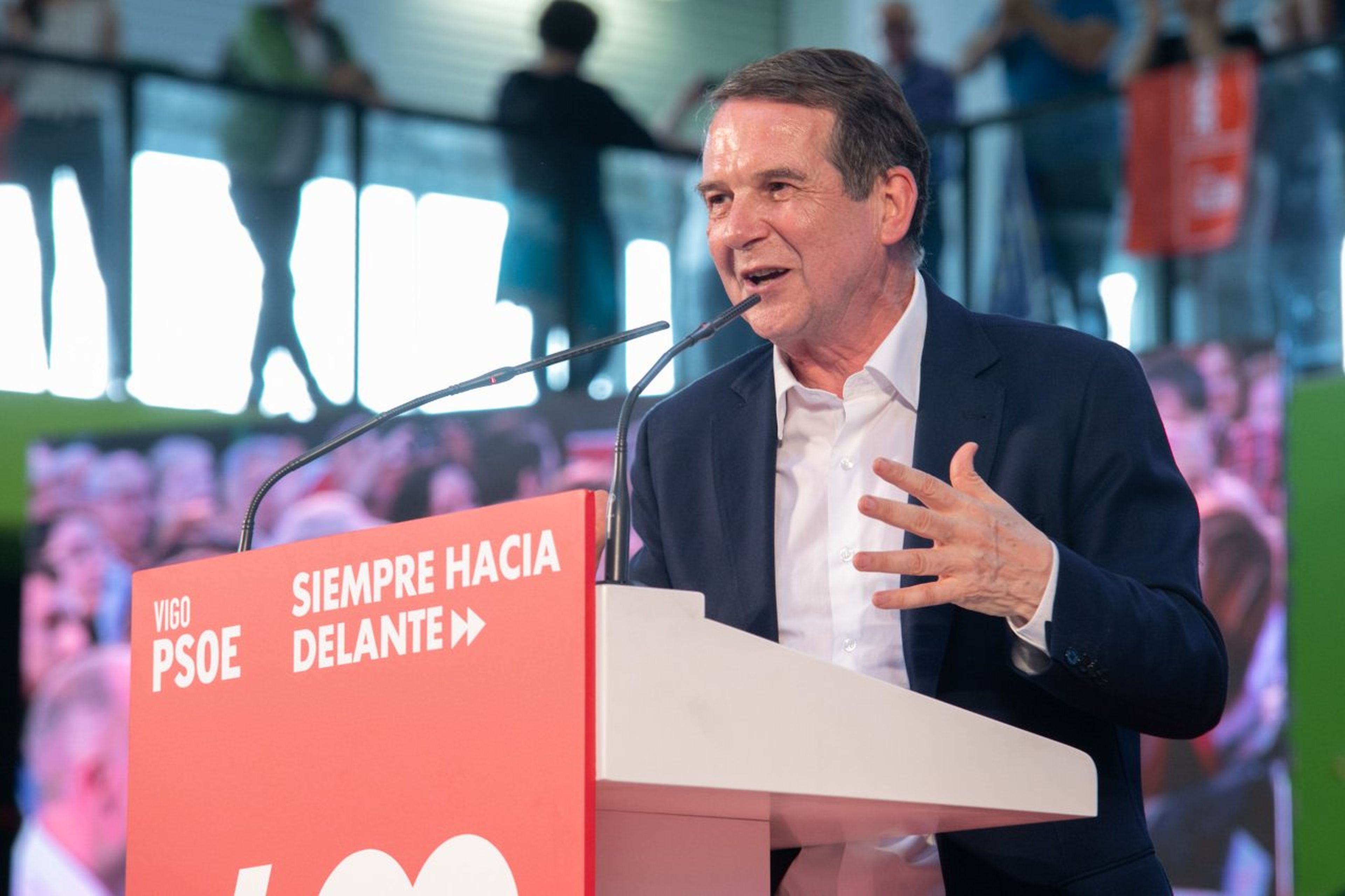 Abel Caballero, candidato del PSOE a la alcaldía de Vigo