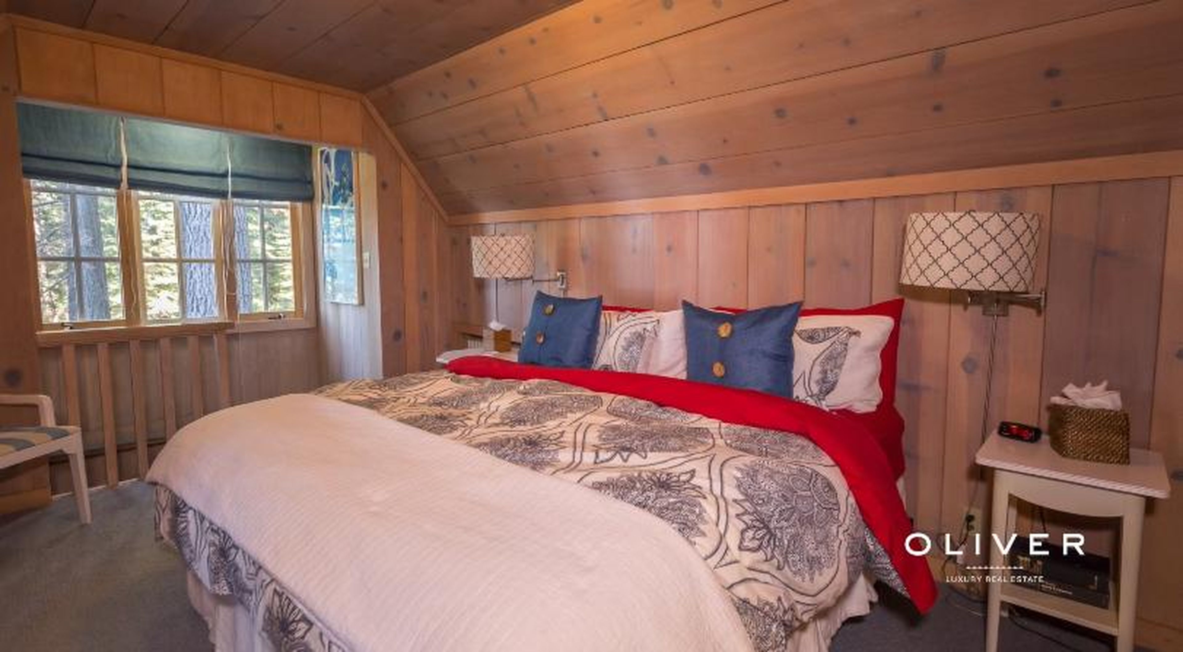 Additional bedrooms for guests are bountiful.