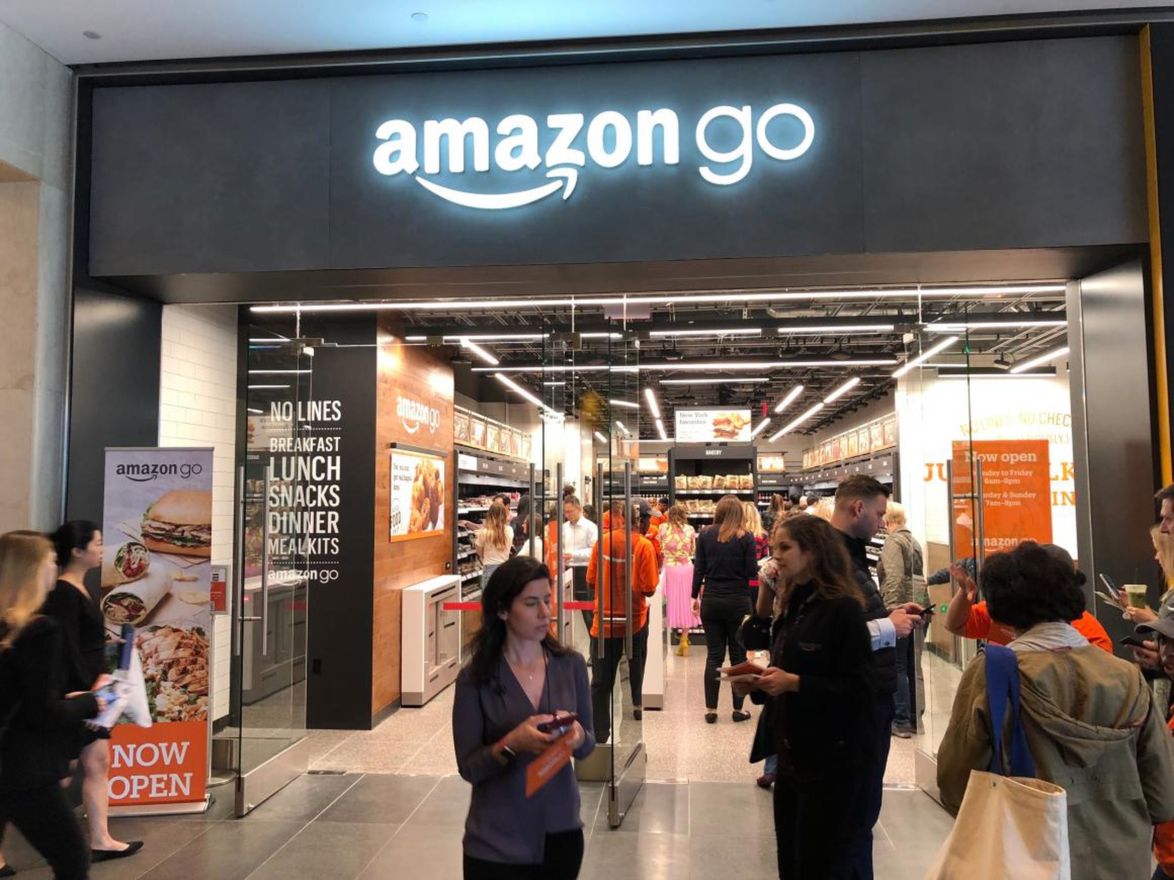 Amazon opened its first New York-based Go store earlier this month.