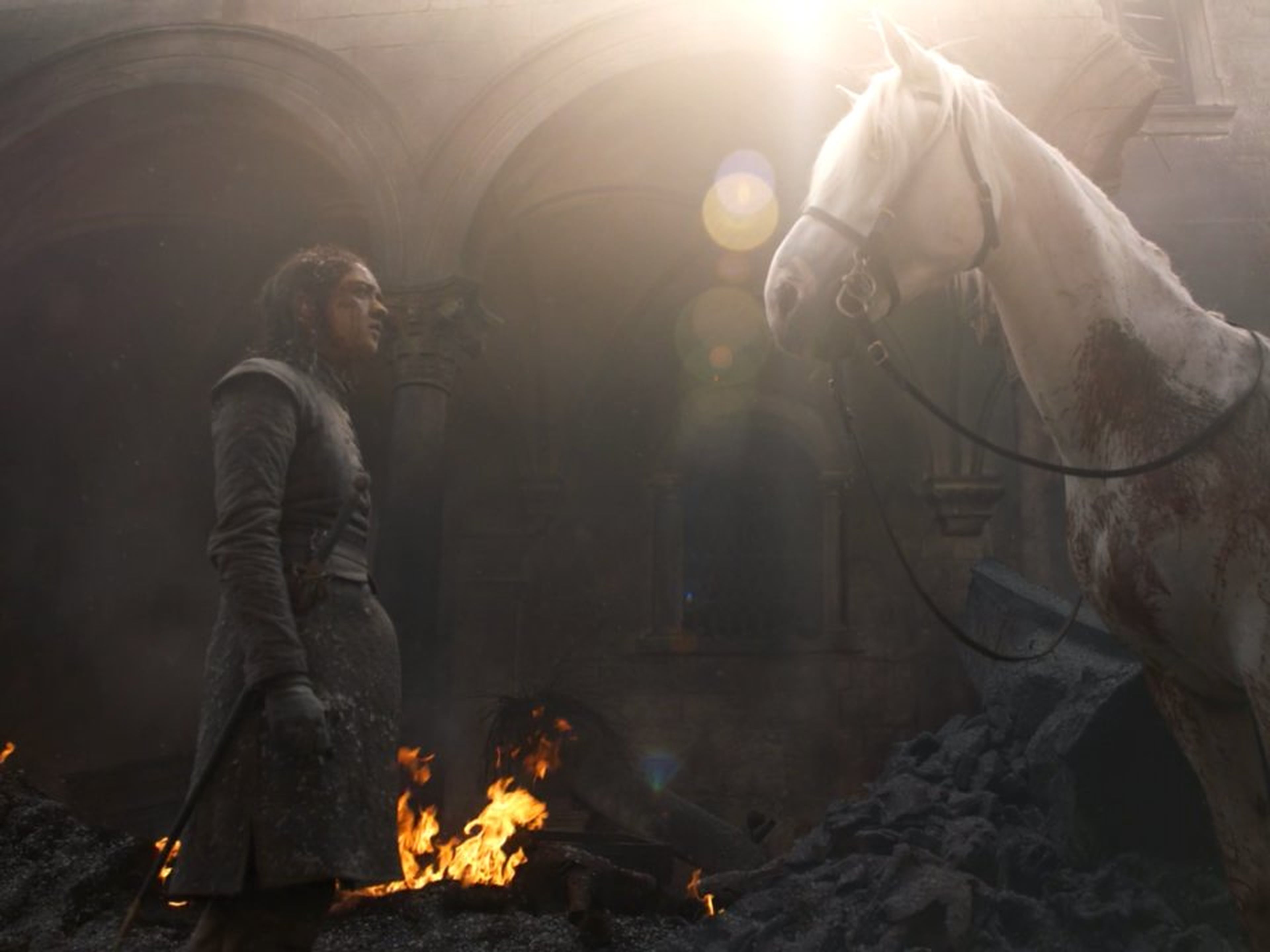 Arya caballo blanco