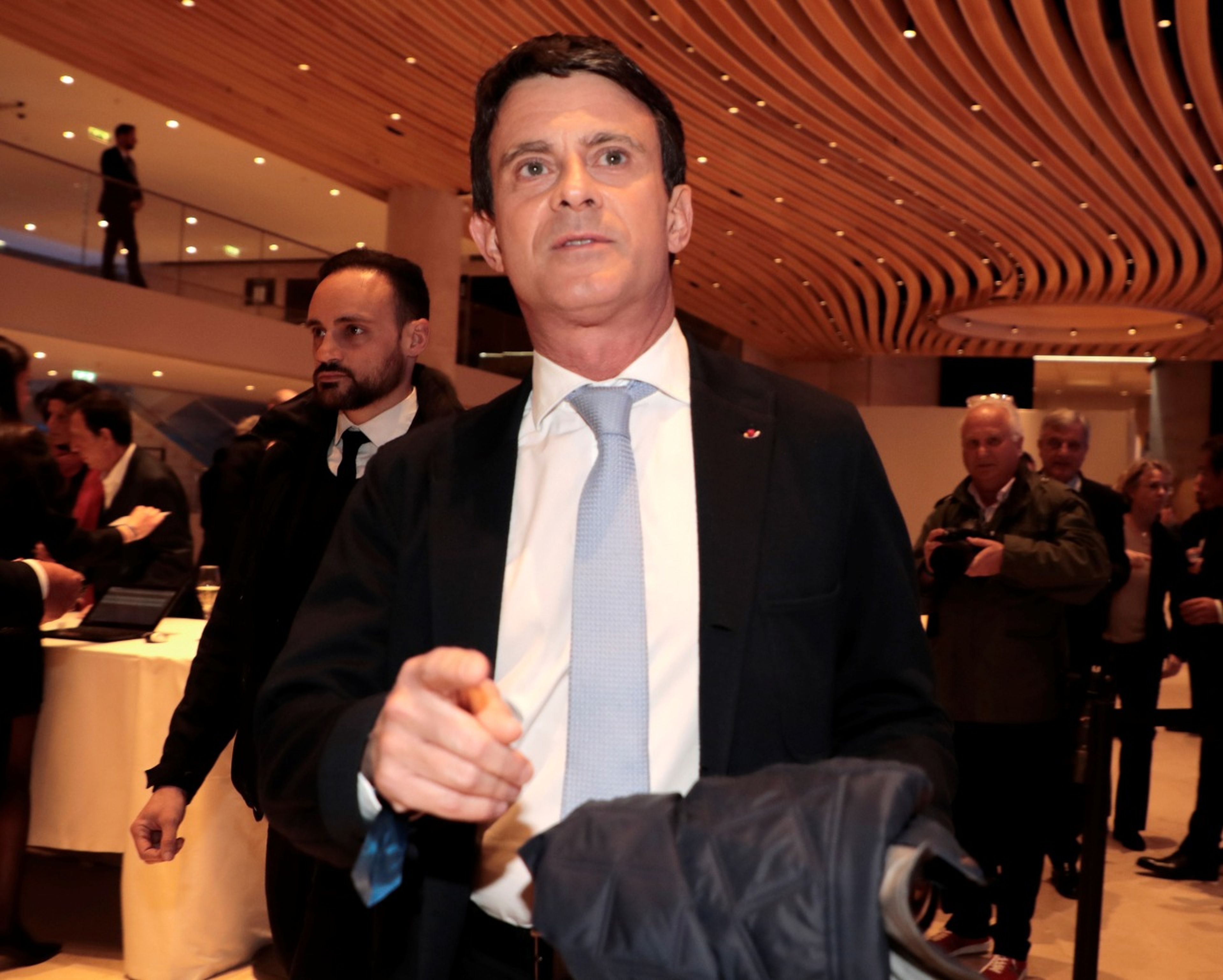 El candidato de Ciudadanos a la alcaldía de Barcelona, Manuel Valls.