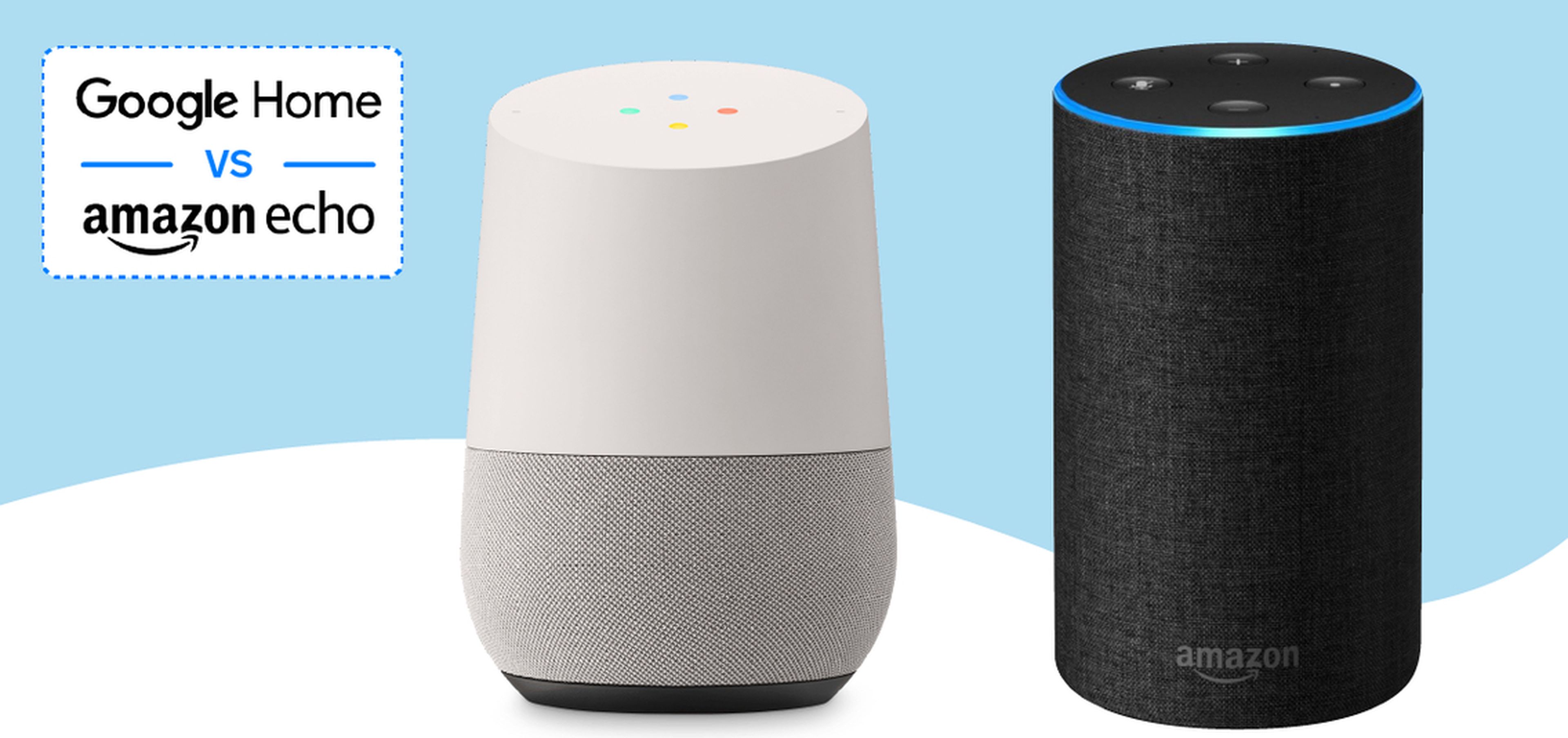 Comparativa Google Home & Amazon Echo