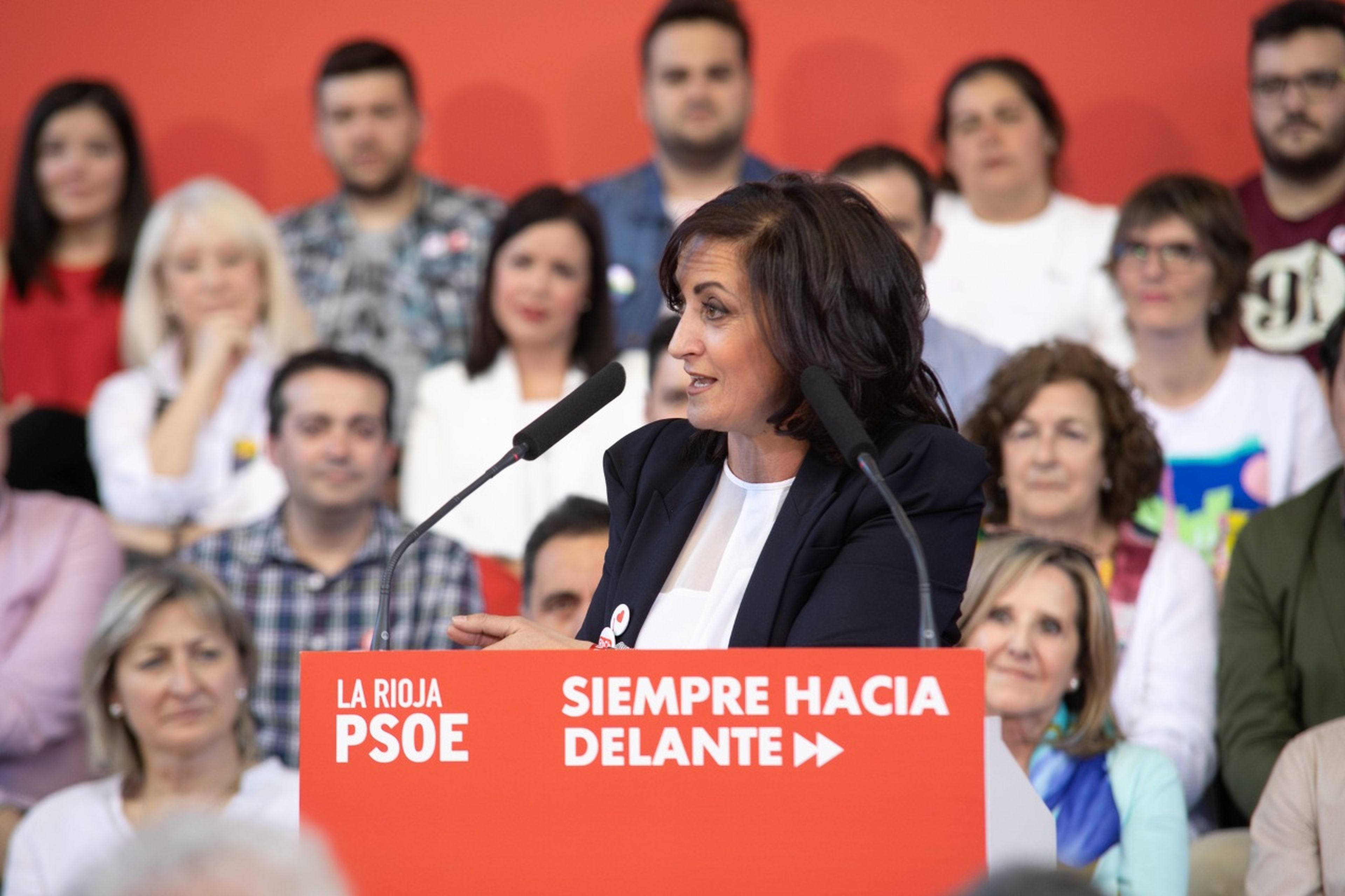Concha Andreu, candidata del PSOE a la presidencia de La Rioja