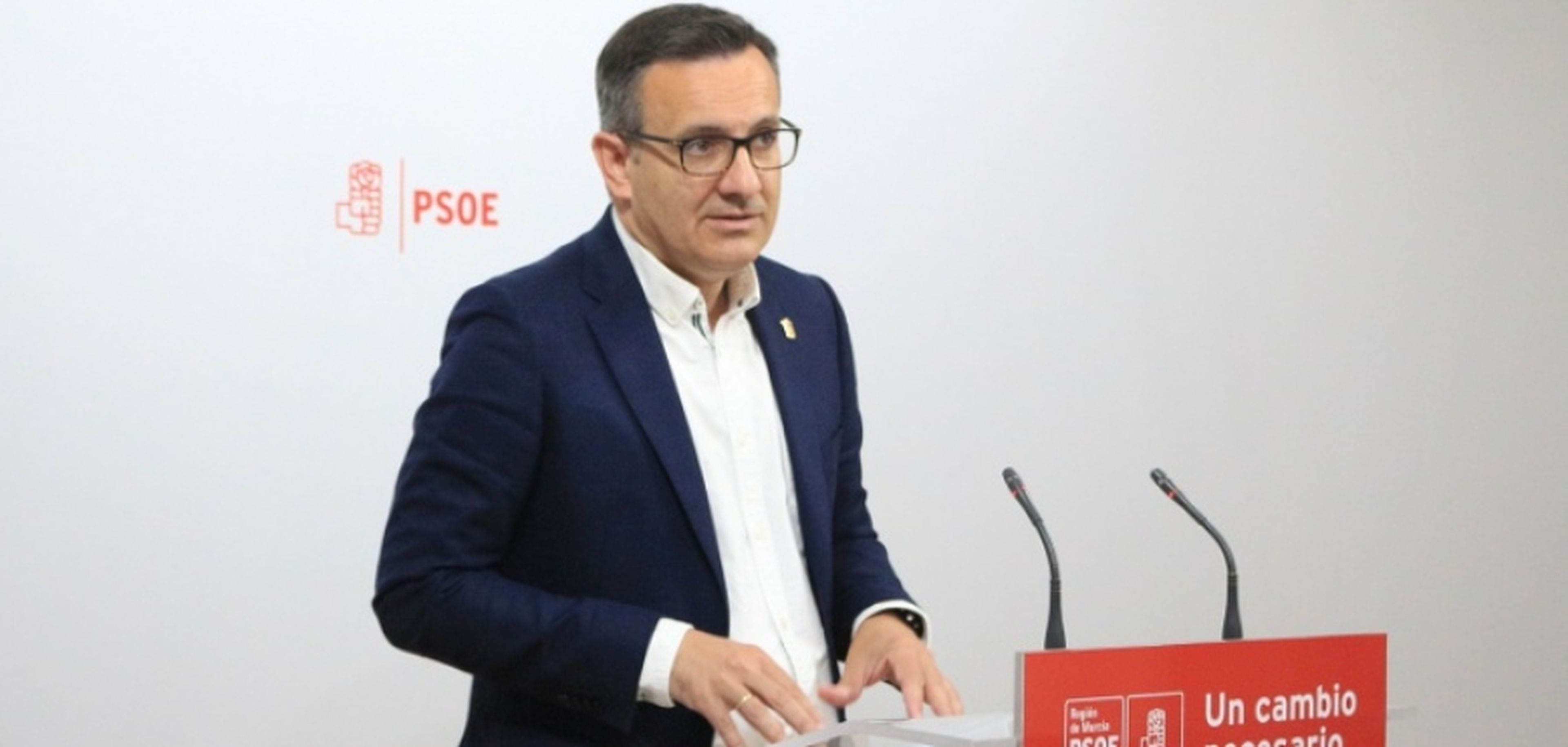 Diego Conesa, candidato del PSOE a la alcaldía de Murcia