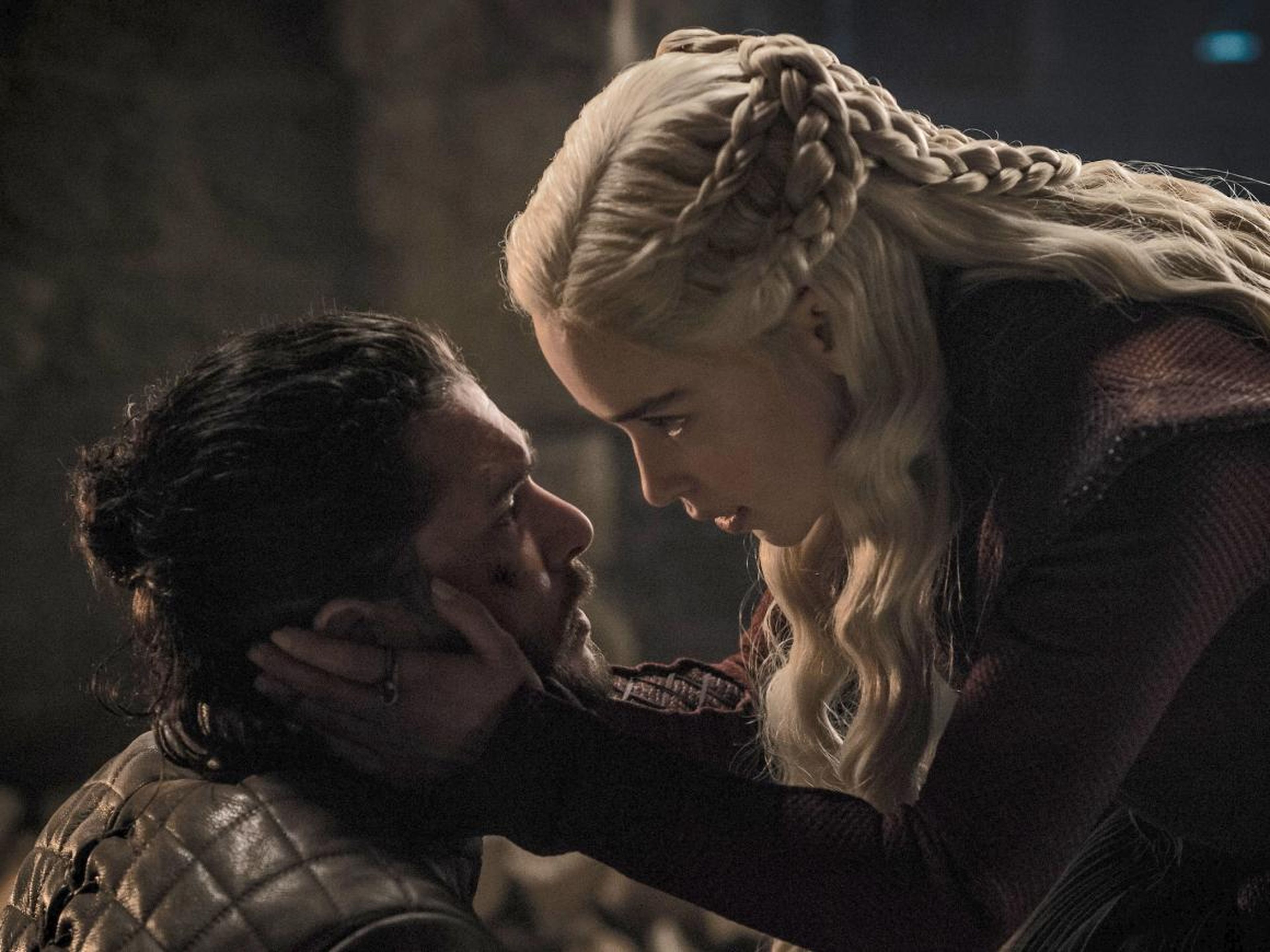 Jon y Daenerys no han tenido un momento de puro amor desde el estreno de la octava temporada.