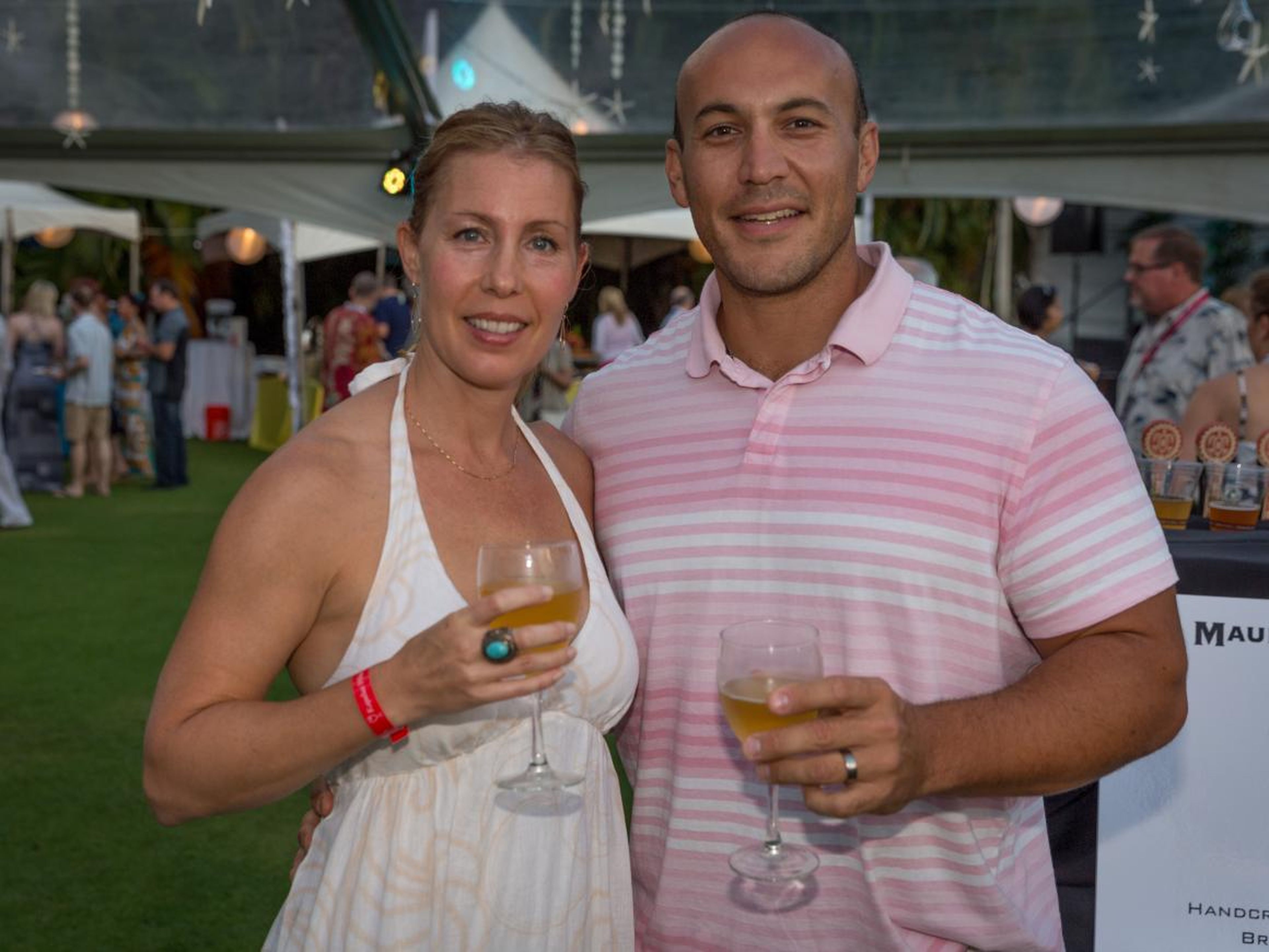 Garrett y Melanie Marrero, cofundadores de Maui Brewing Company.