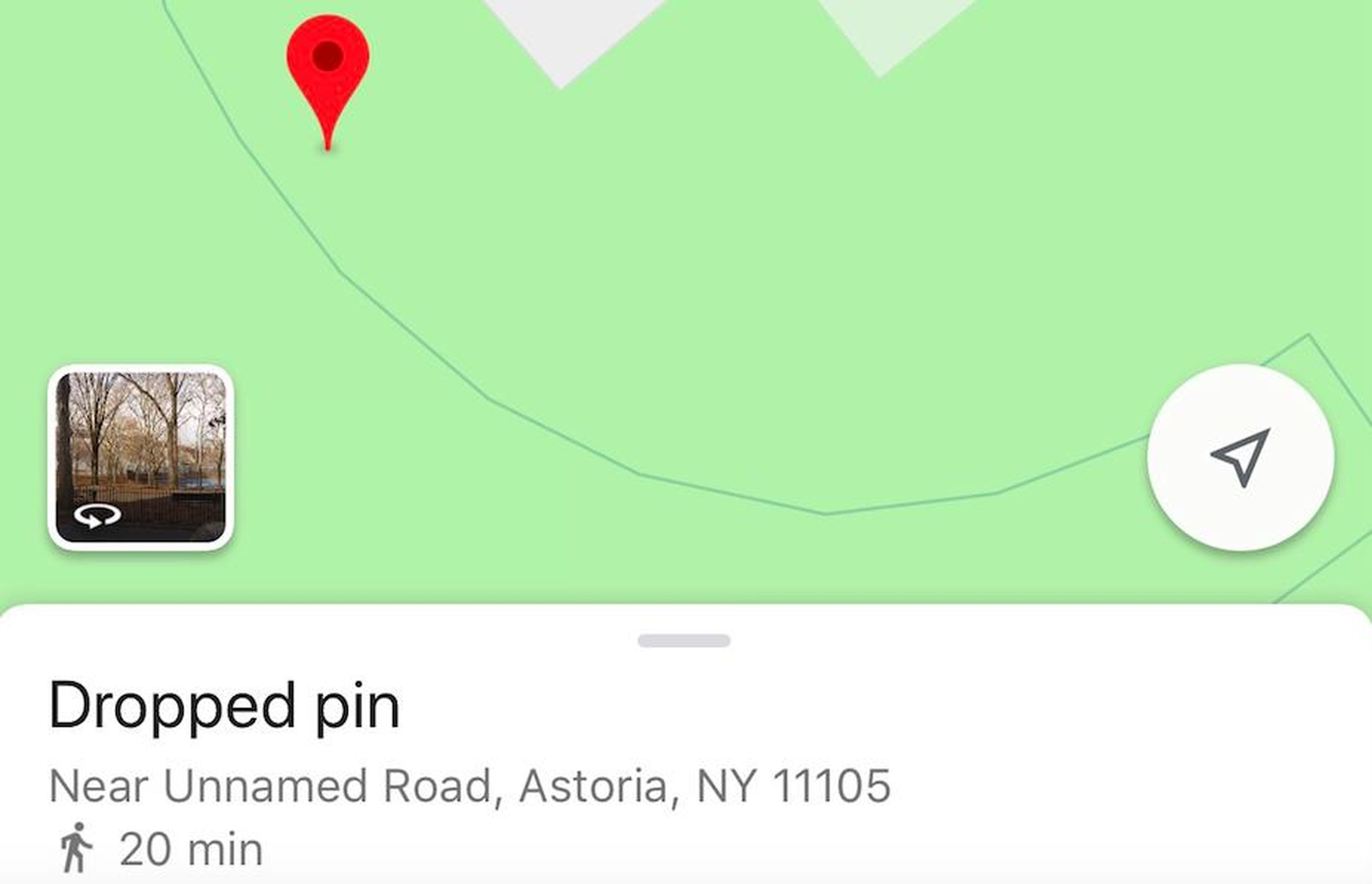 Drop a pin to easily show friends where you are.