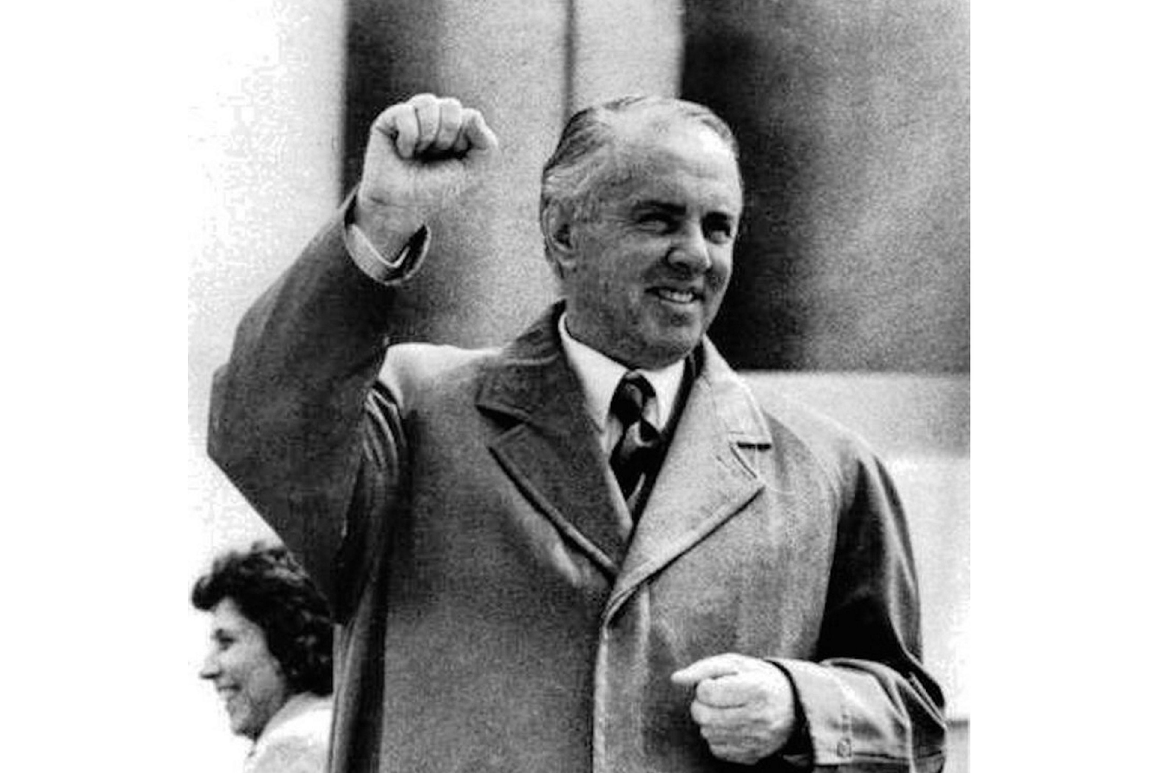 Enver Hoxha, dictador de Albania entre 1944 y 1985