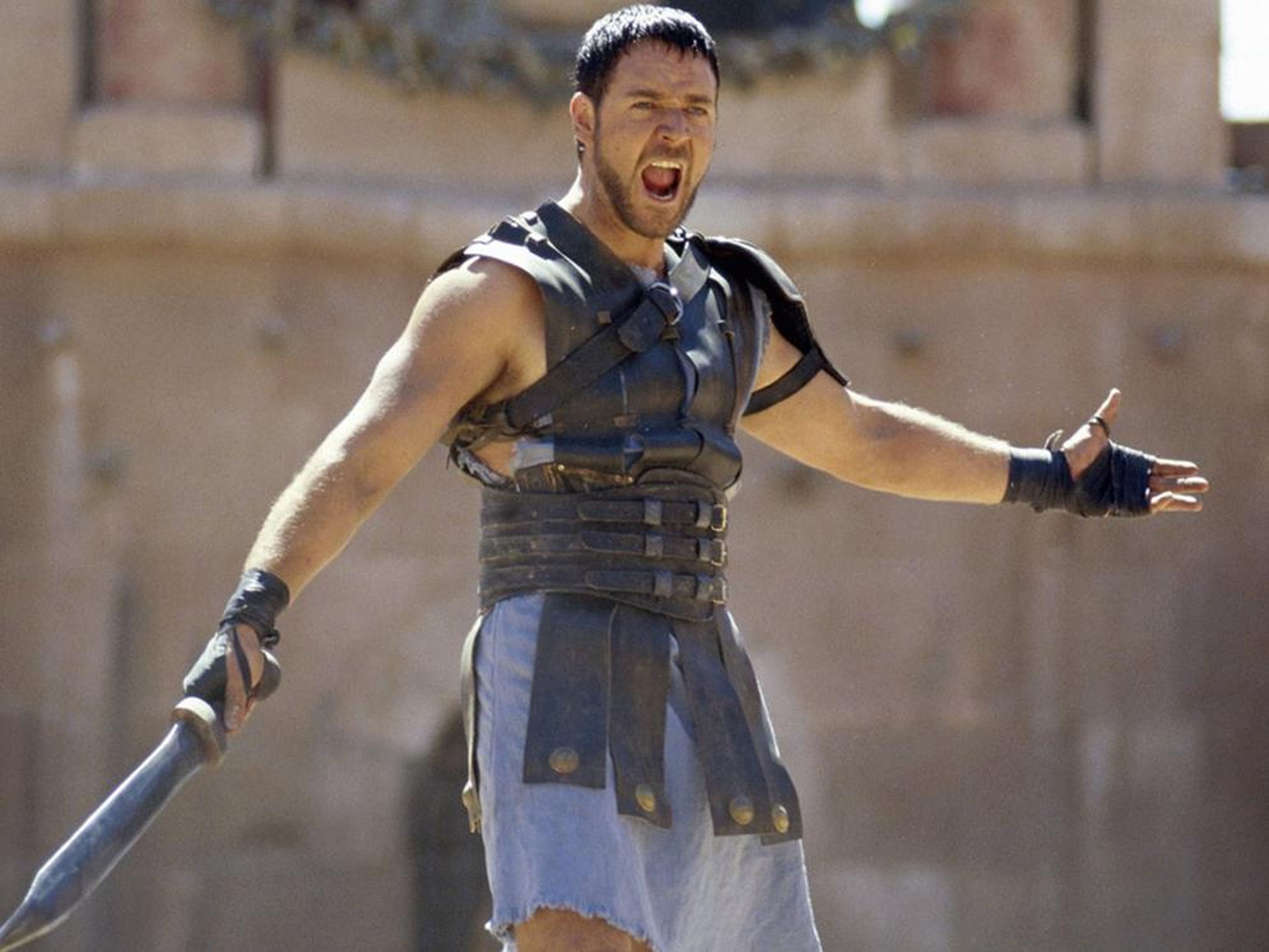 Russell Crowe in "Gladiator."
