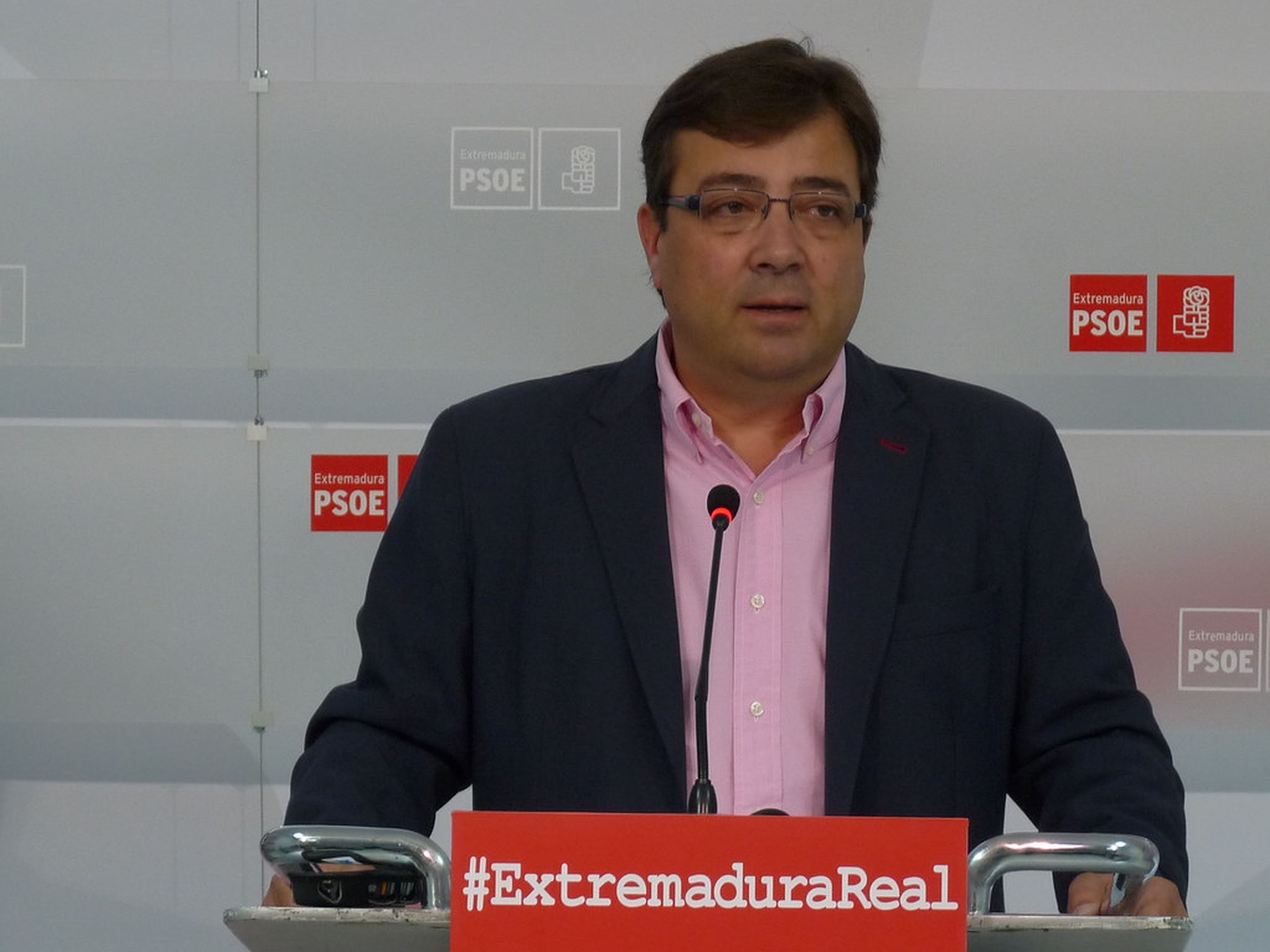 Guillermo Fernández Vara, candidato del PSOE para presidir Extremadura