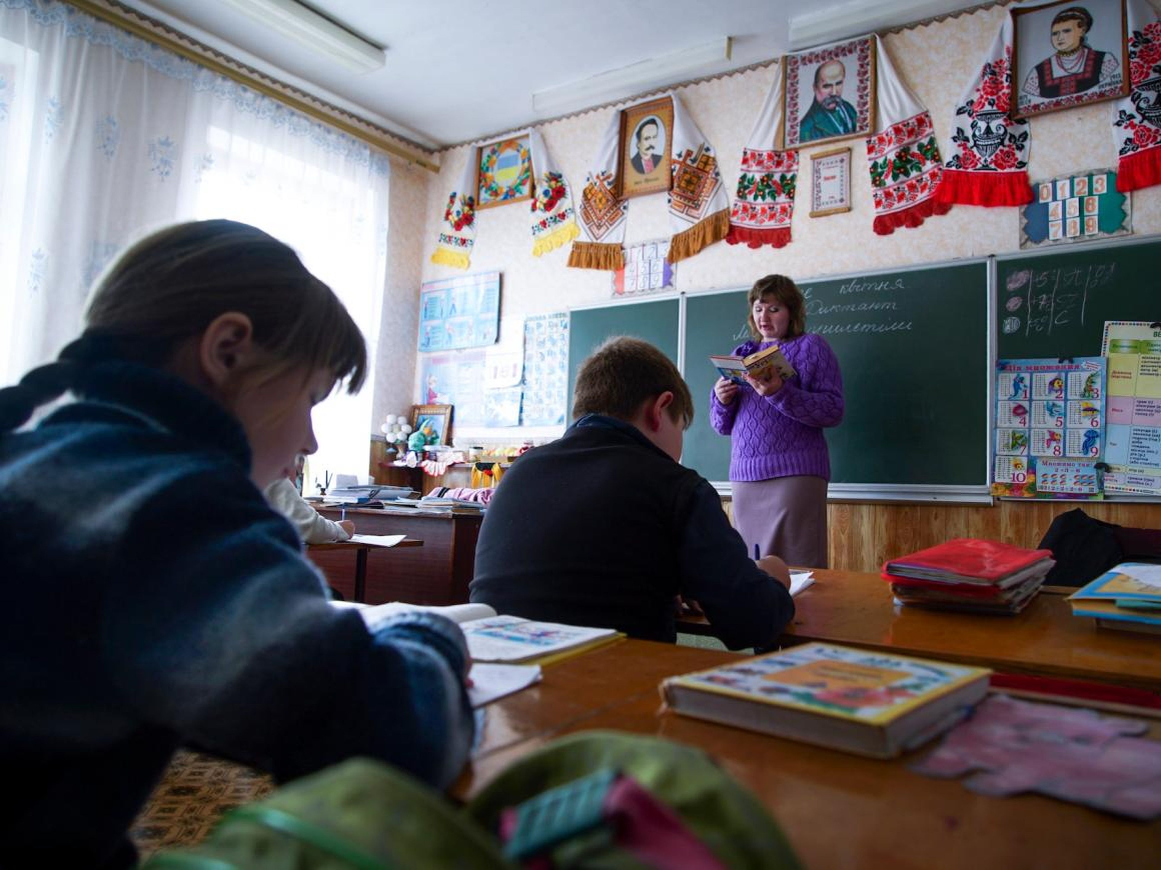 "Hot meals in the schools were the only clean food, which was tested for radiation, for the children," Natalya Stepanchuk, a teacher in Zalyshany, told the AP in 2016. "Now the children have gone over to the local food, over which