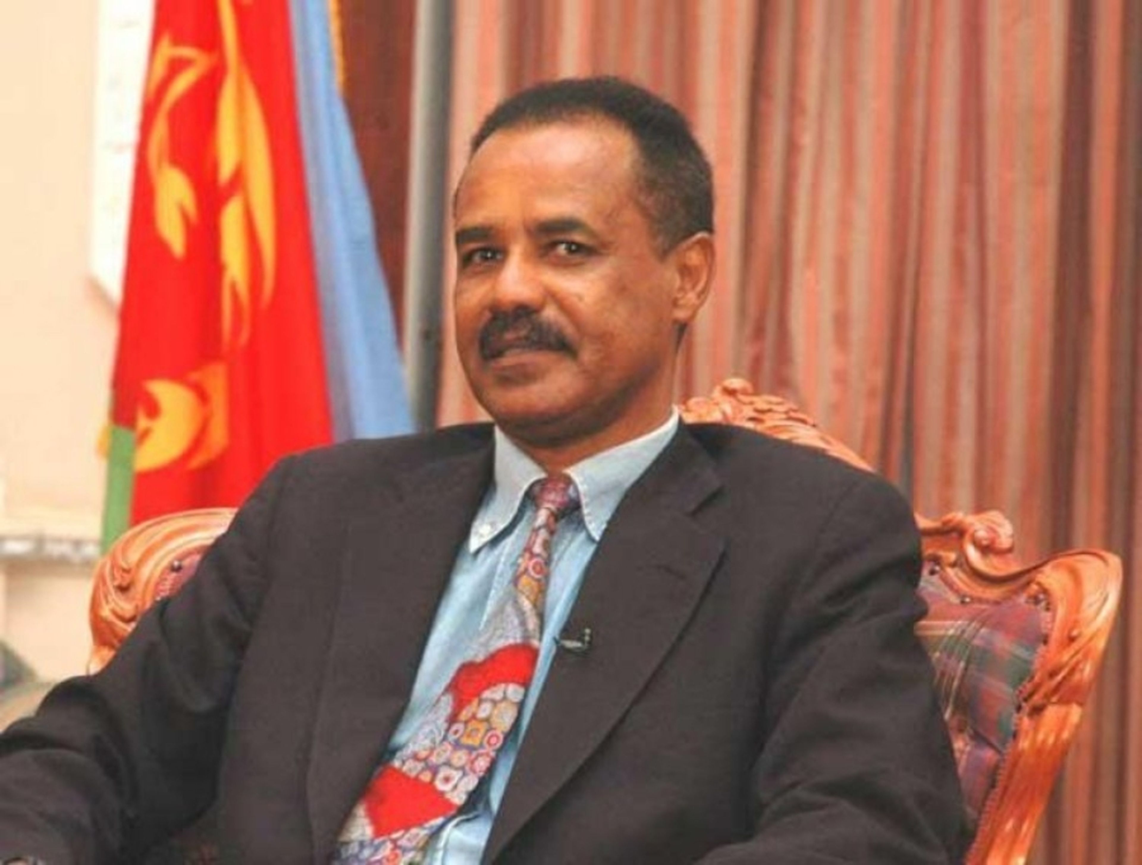Isaias Afewerki, dictador de Eritrea desde 1991