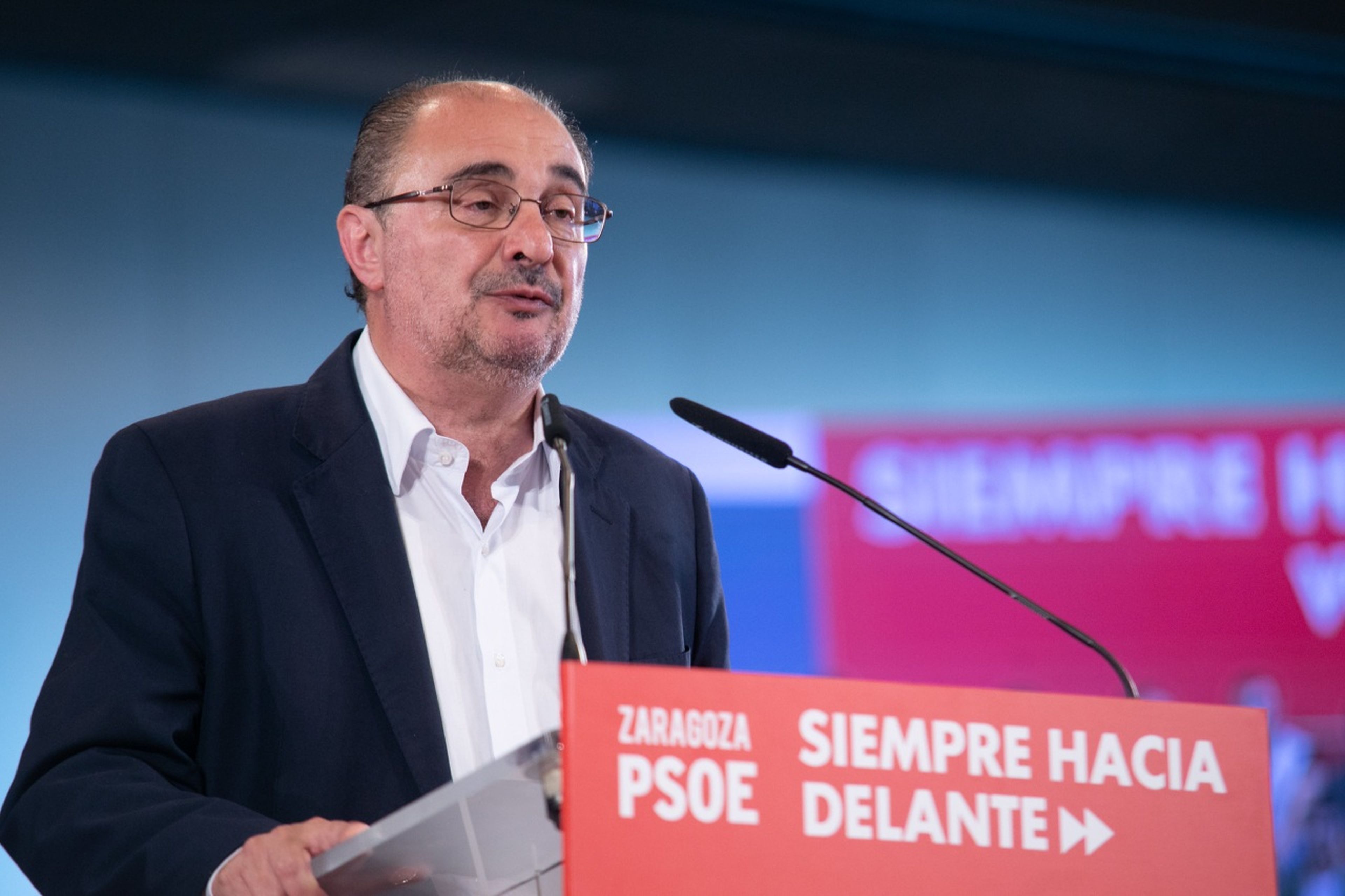Javier Lambán, candidato a la presidencia de Aragón del PSOE