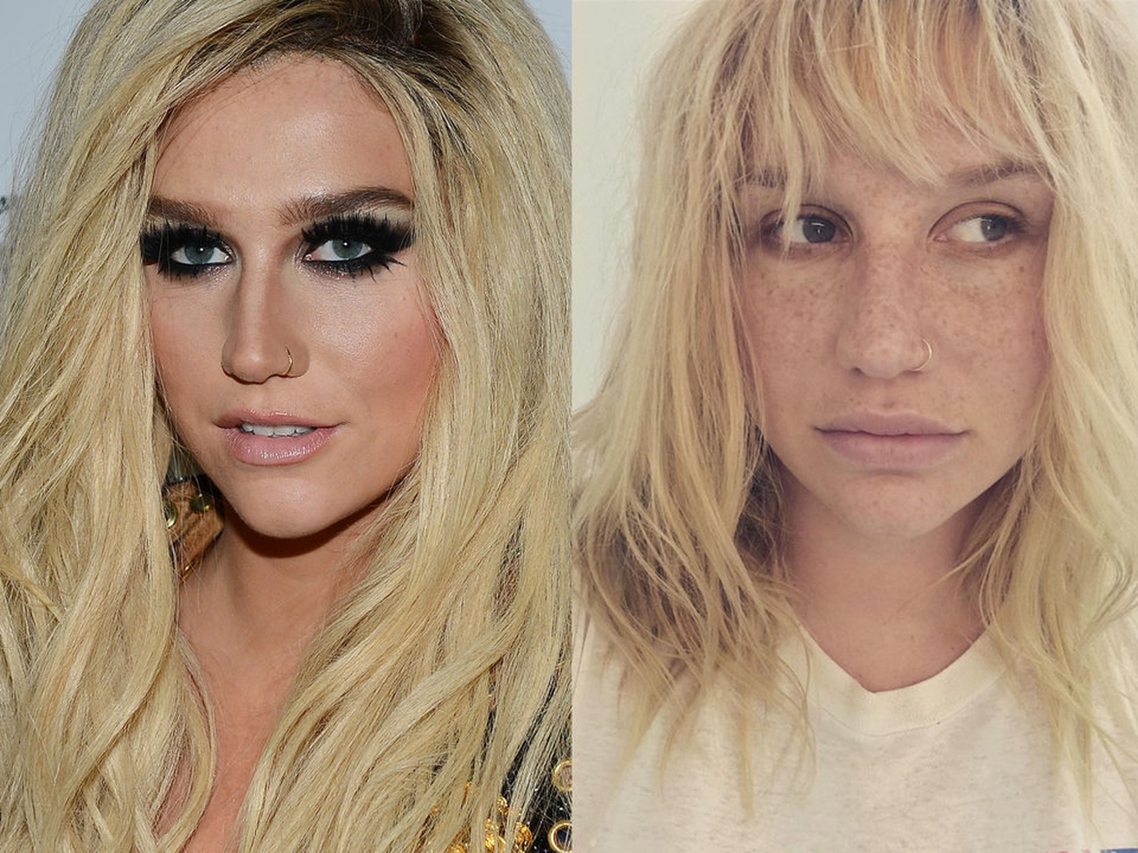 Kesha ha bajado el tono de su mirada en los últimos años.