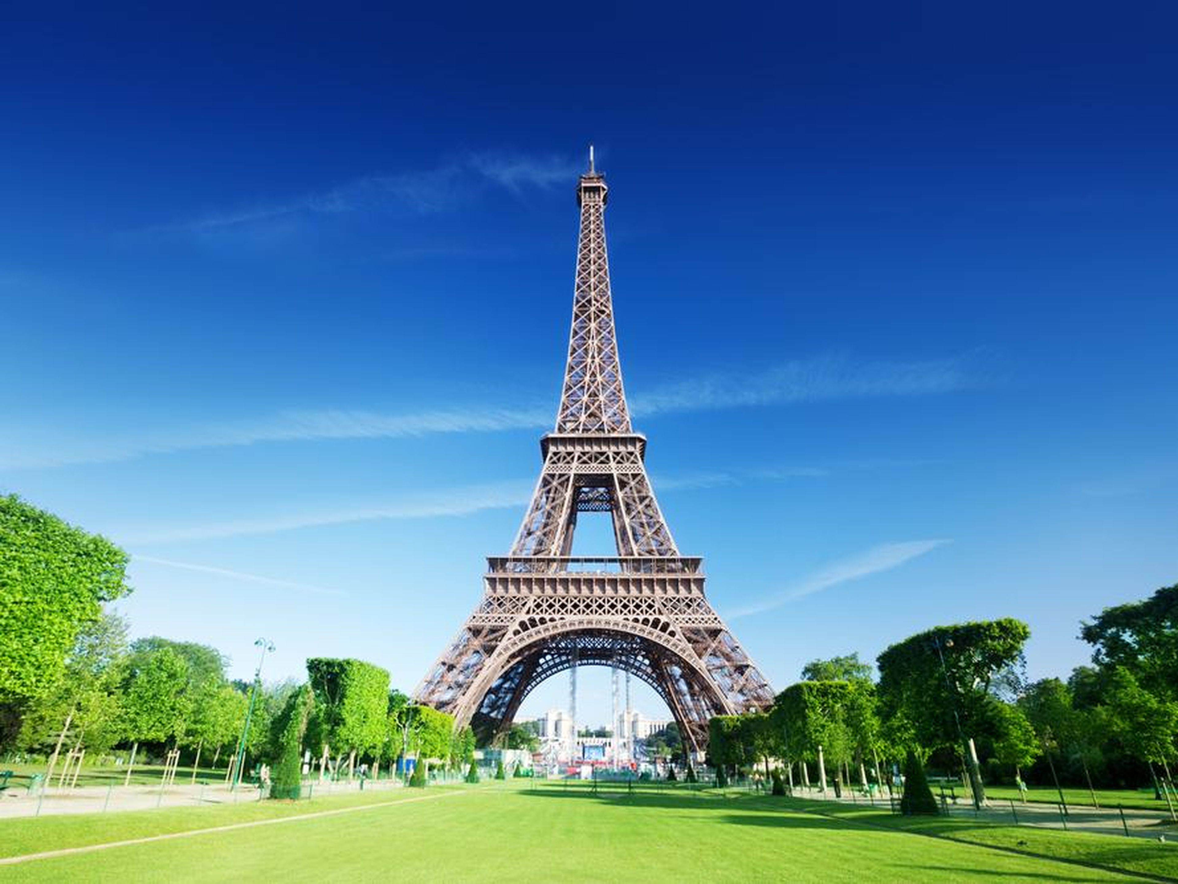 La torre Eiffel en Paris, Francia.