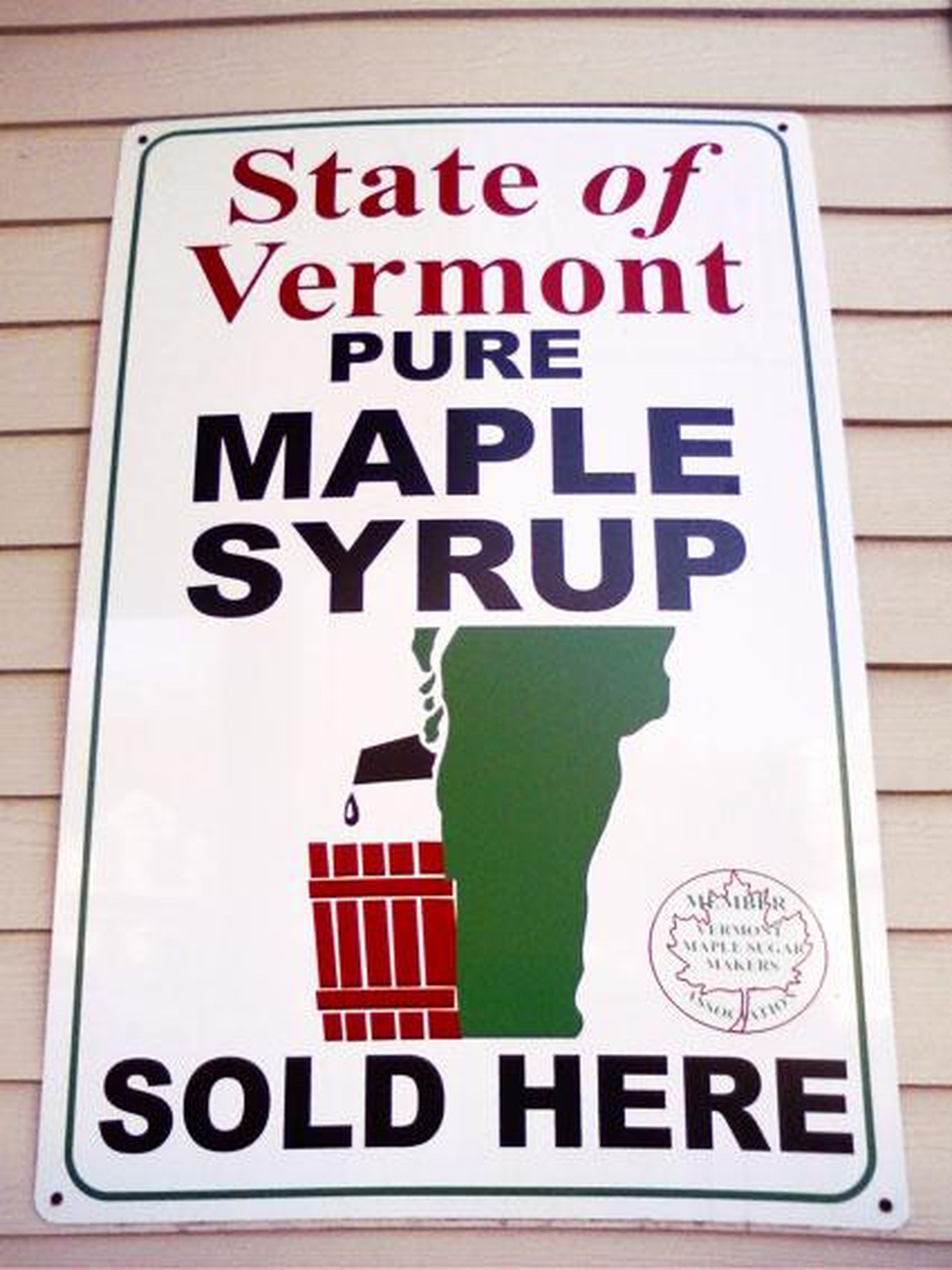 Maple syrup straight from the tap