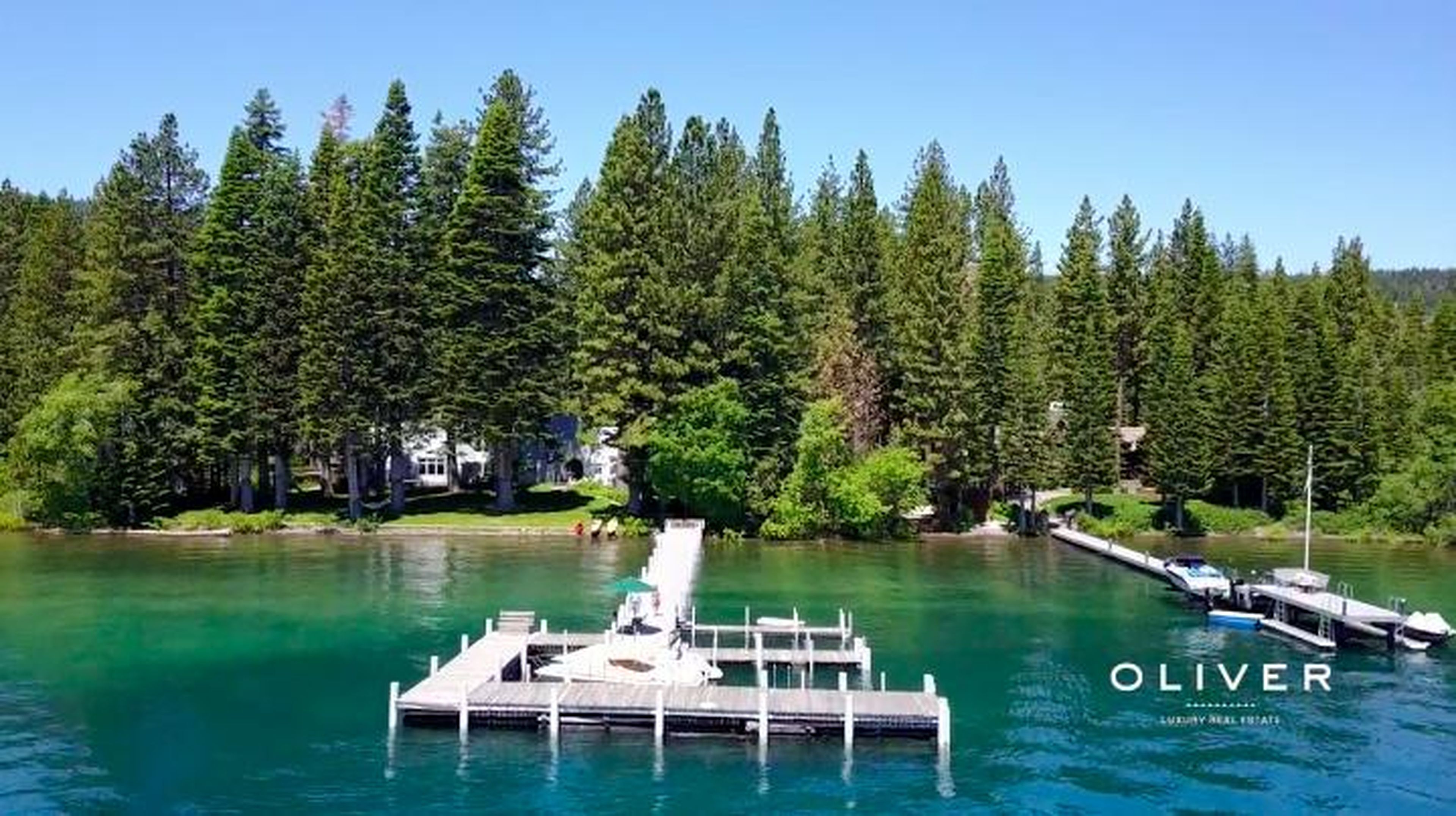 Between the two properties, Zuckerberg owns 600 feet of Lake Tahoe private waterfront.