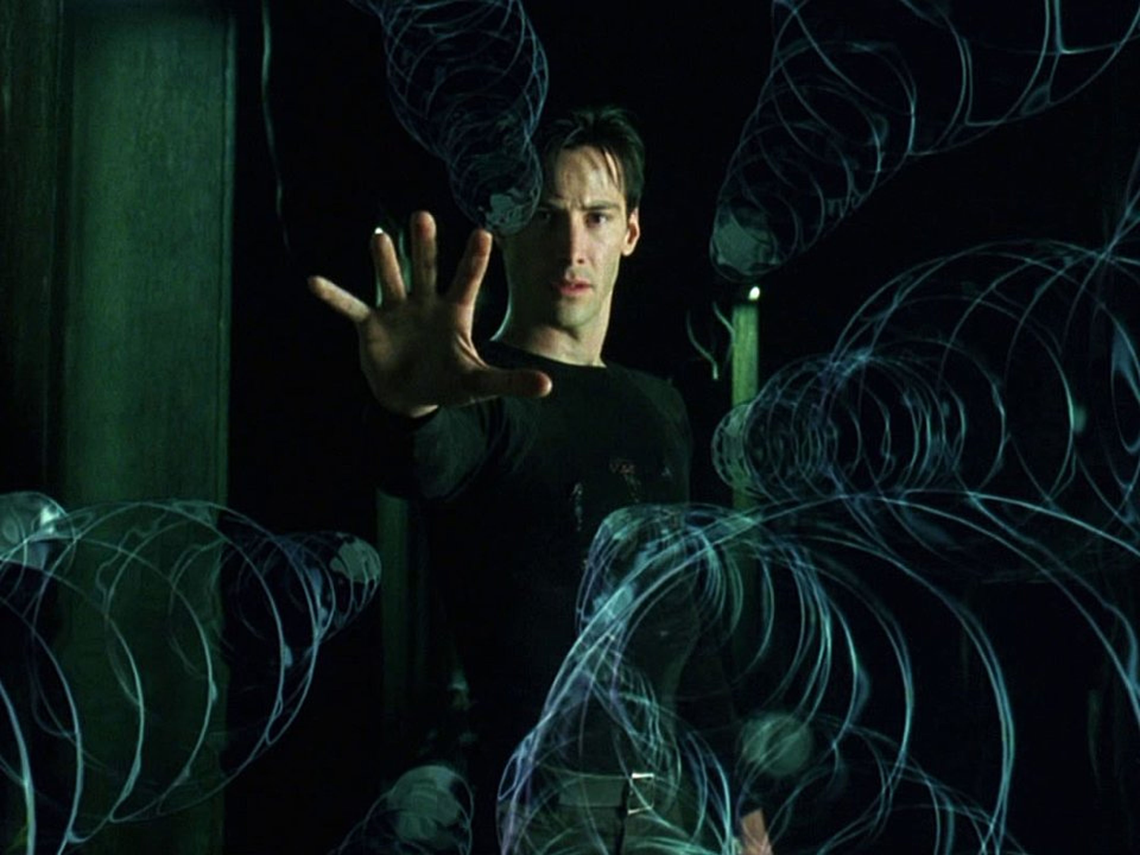 En 'The Matrix' Neo se da cuenta de que puede doblar la simulación en la que vive.