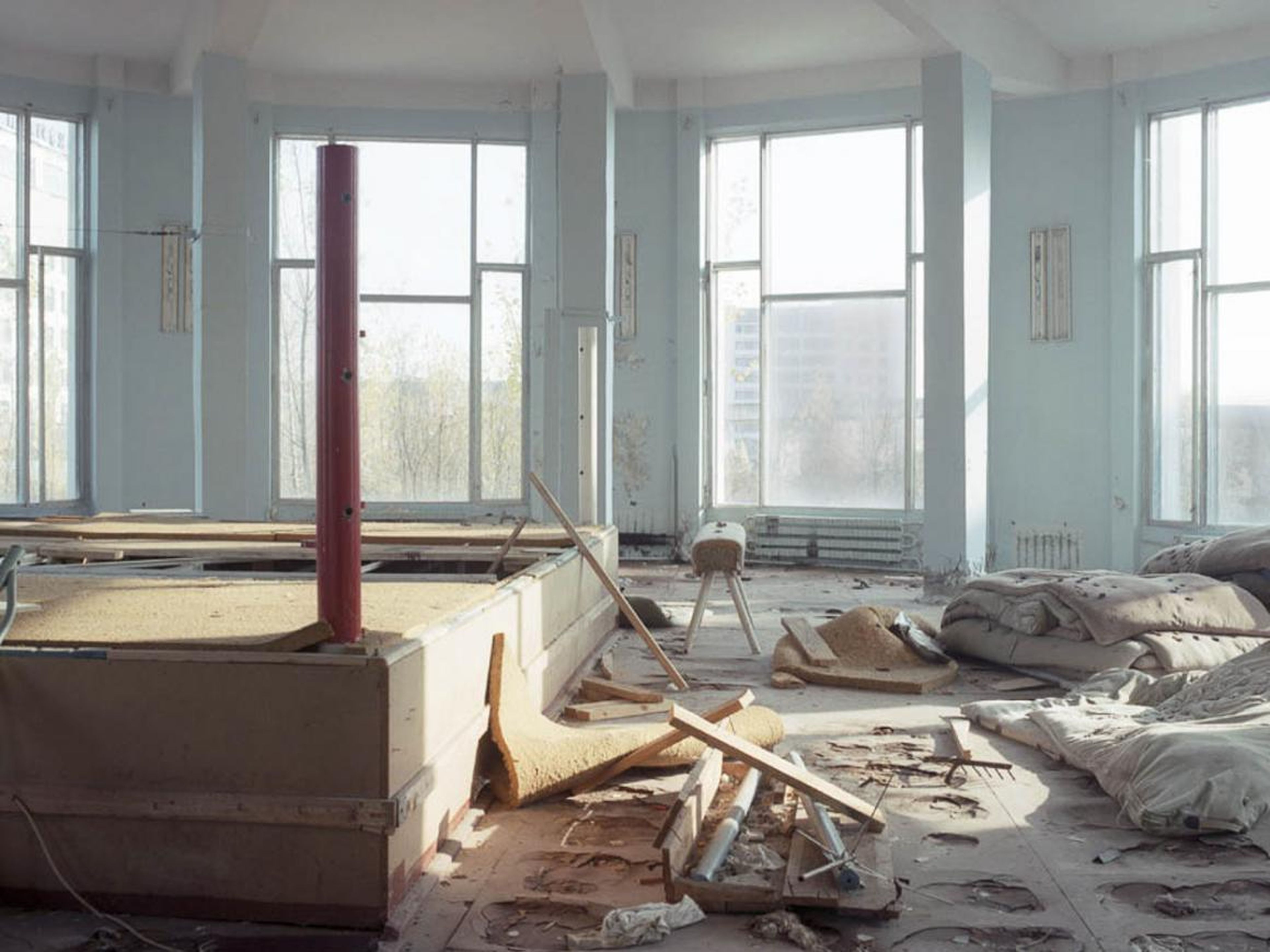 Cuadrilátero, Palacio de la Cultura, Pripyat, 1996.