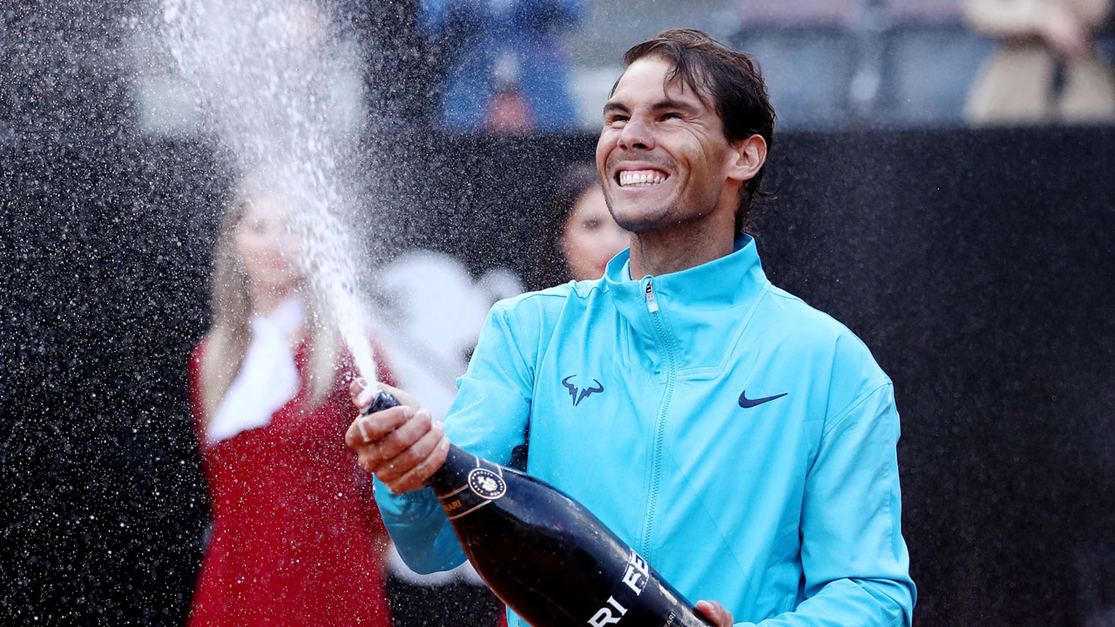 Rafa Nadal, campeón del Masters 1.000 de Roma de 2019 tras derrotar en la final a Djokovic por 6-0, 4-6 y 6-1.