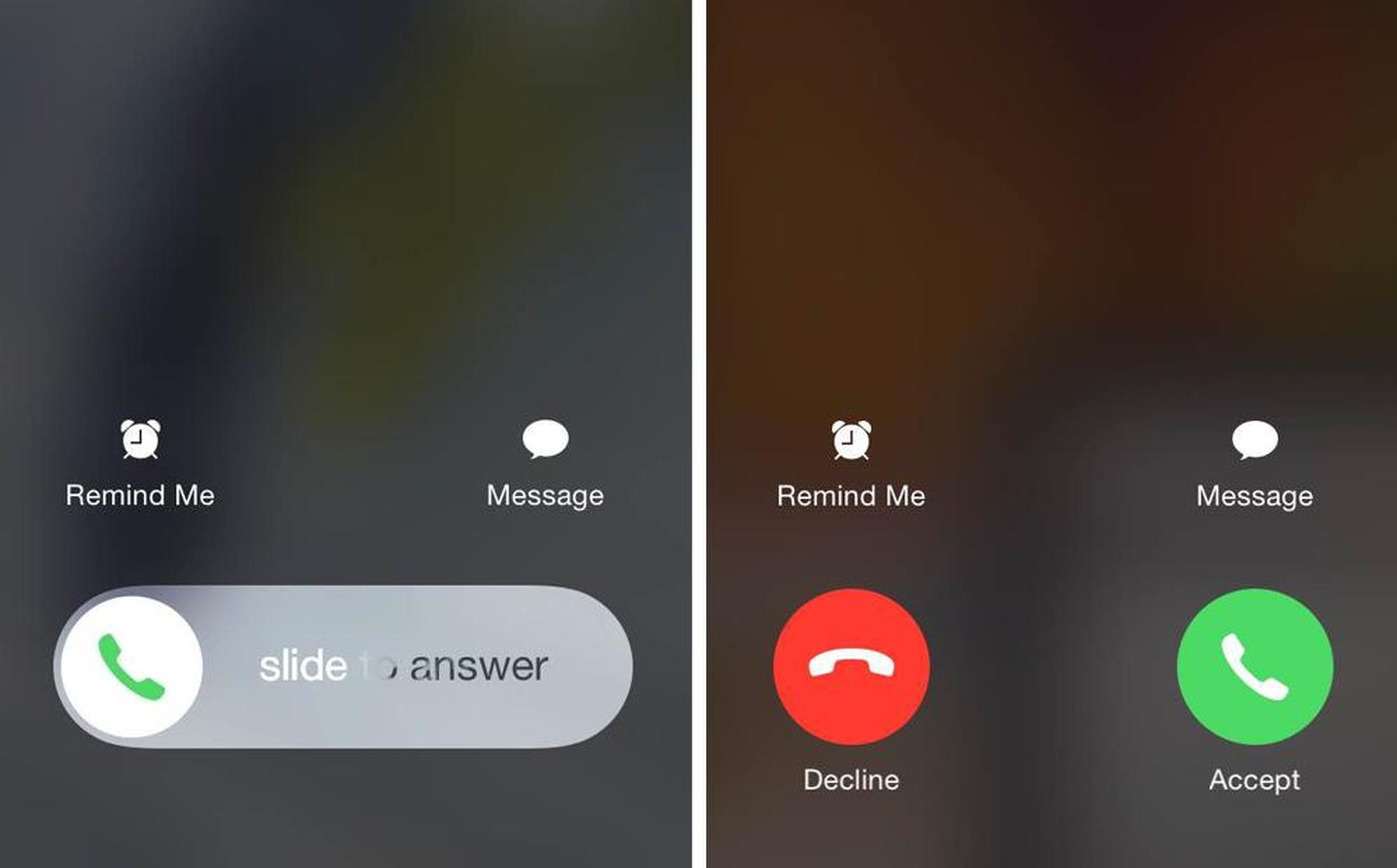 The reason you only sometimes see accept or decline buttons when receiving a call on your iPhone:
