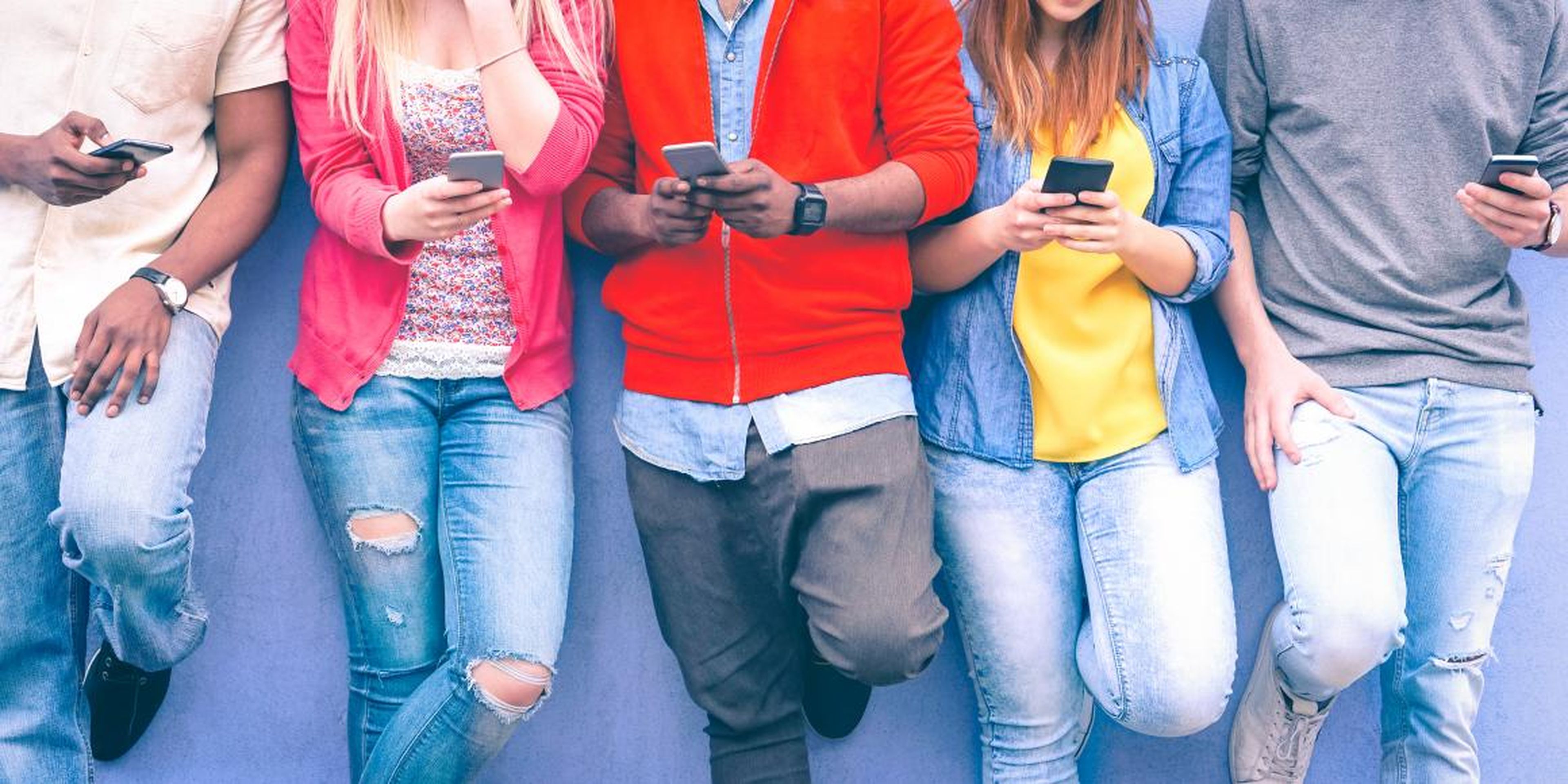 Teens would rather text than talk to their friends.