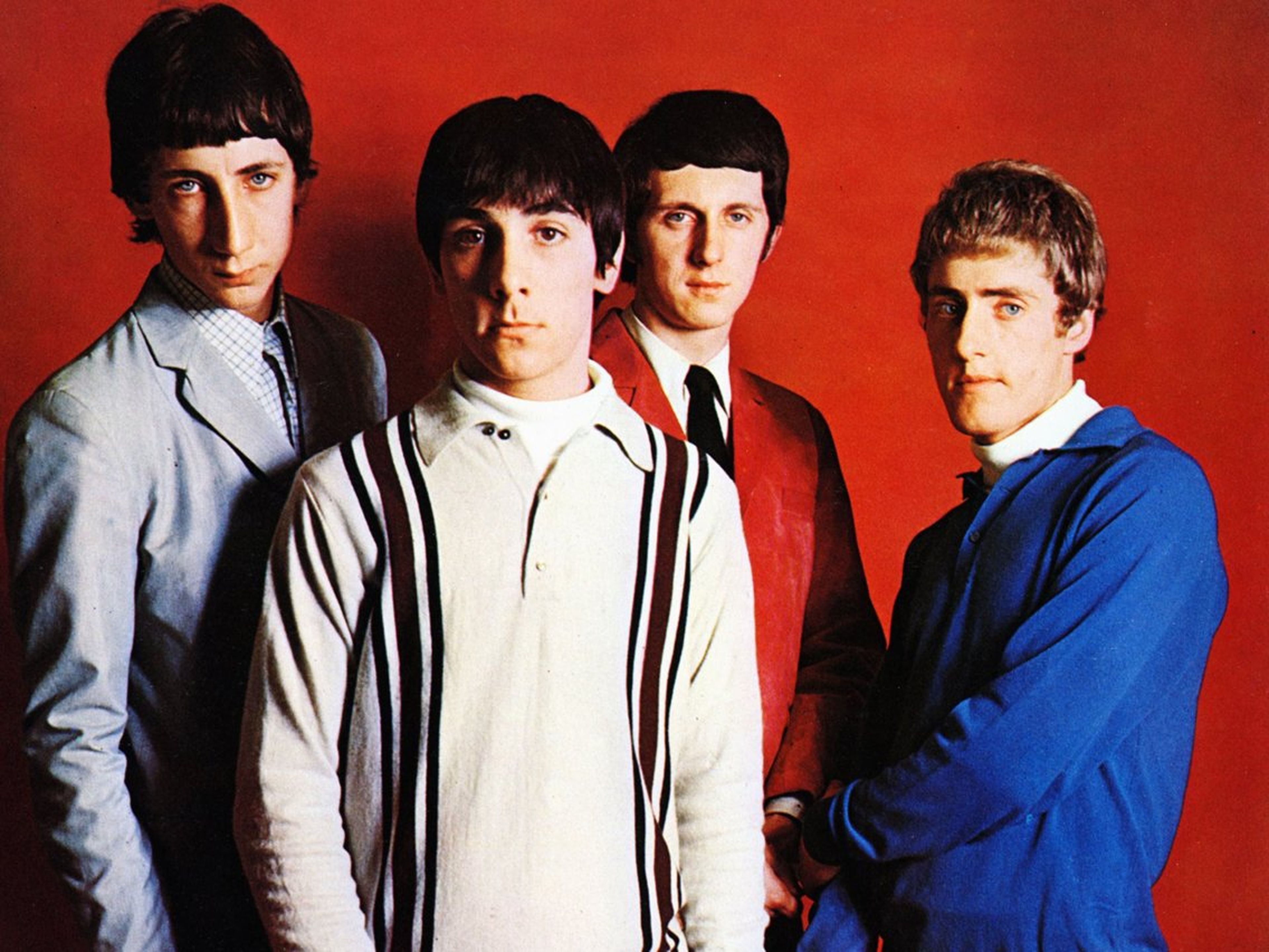 The Who, desde la izquierda, Pete Townshend, Keith Moon, John Entwistle, y Roger Daltrey.