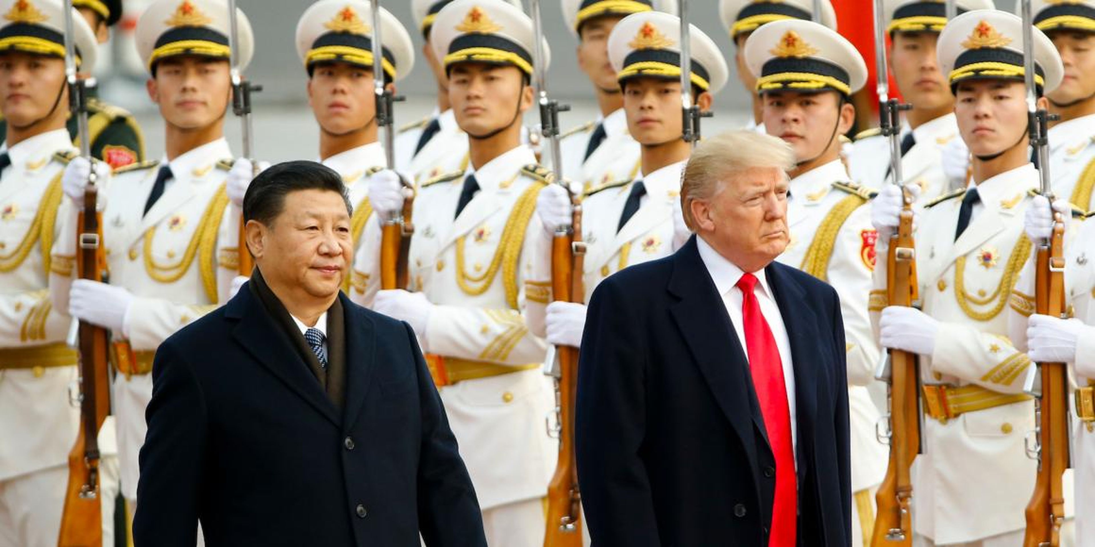 El presidente chino, Xi Jinping, y su homólogo de EE.UU., Donald Trmump.