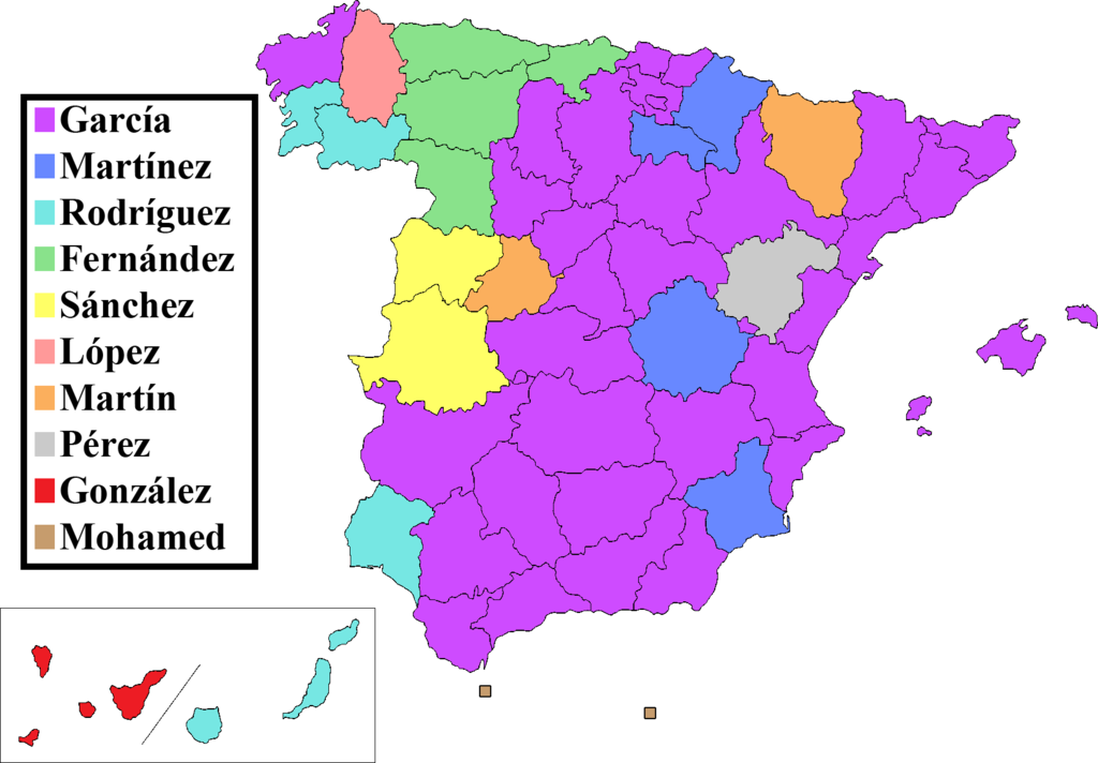 apellidos populares en España