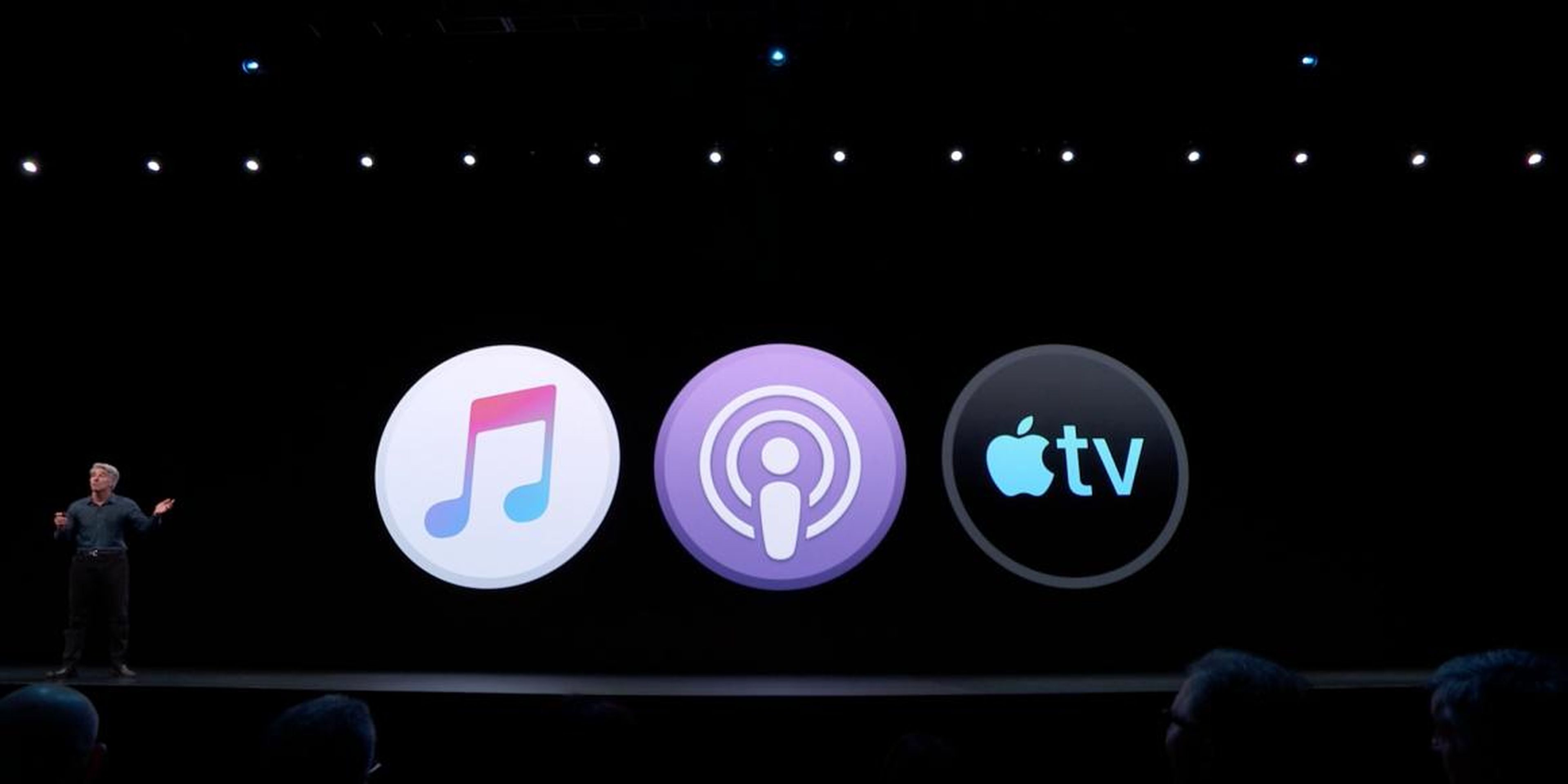 Apple is replacing the iTunes app in macOS Catalina with three separate apps: Apple Music, Apple Podcasts, and Apple TV.