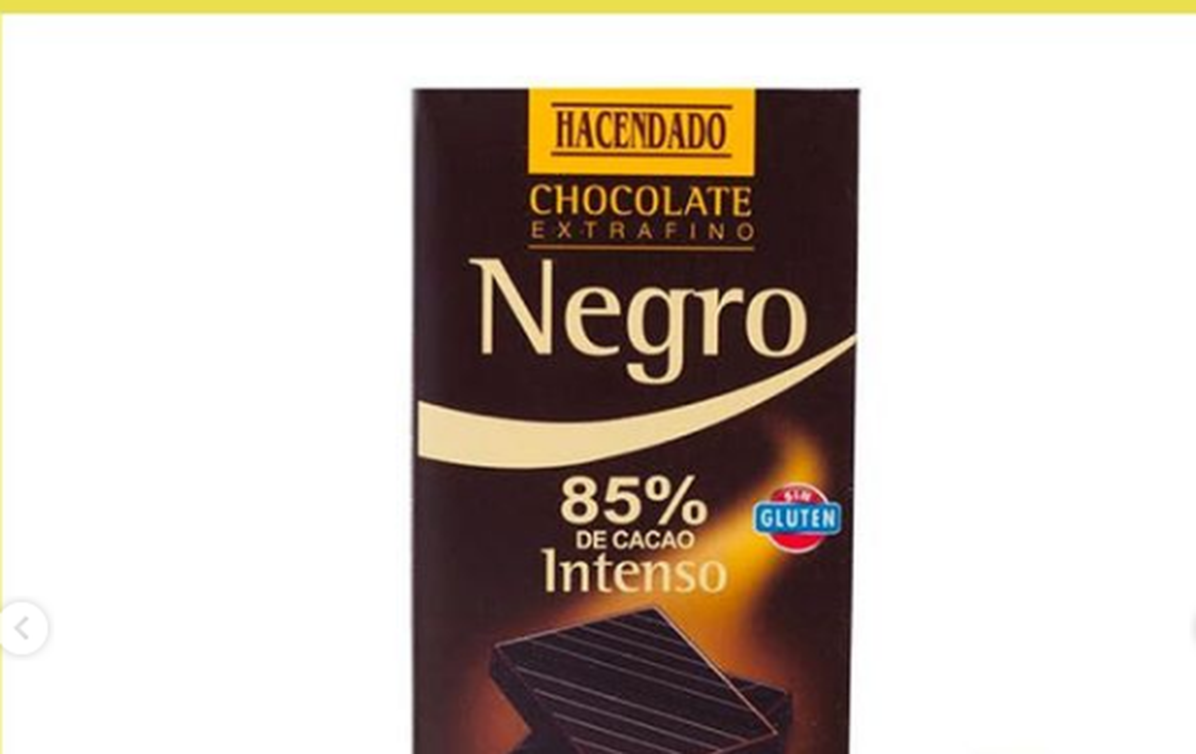 Chocolate negro mercadona