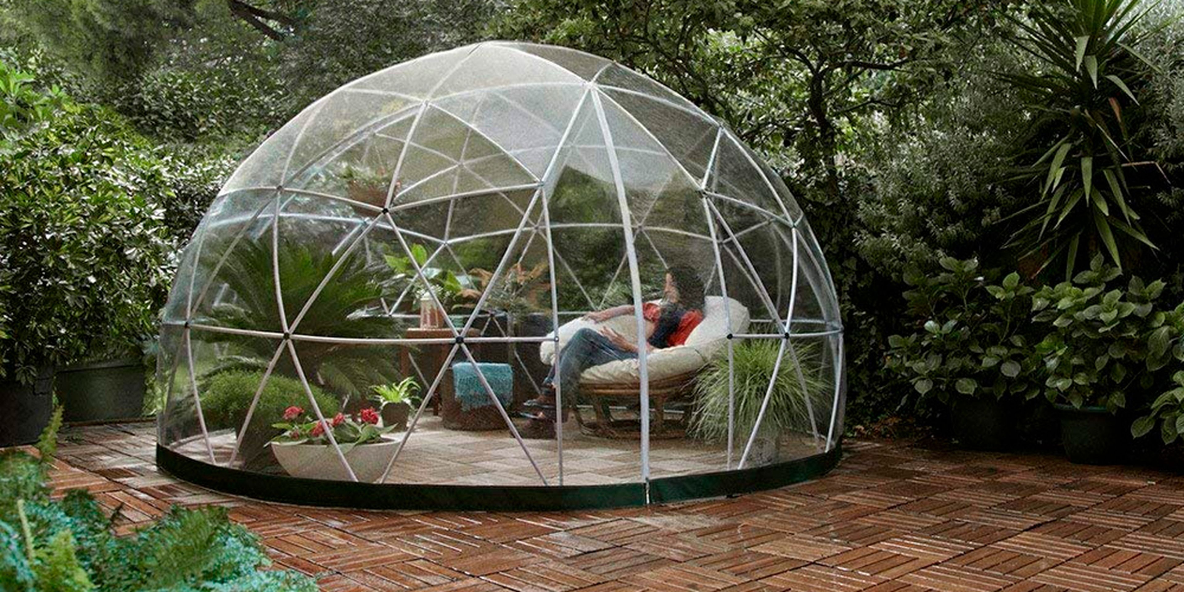 cúpula jardín exterior