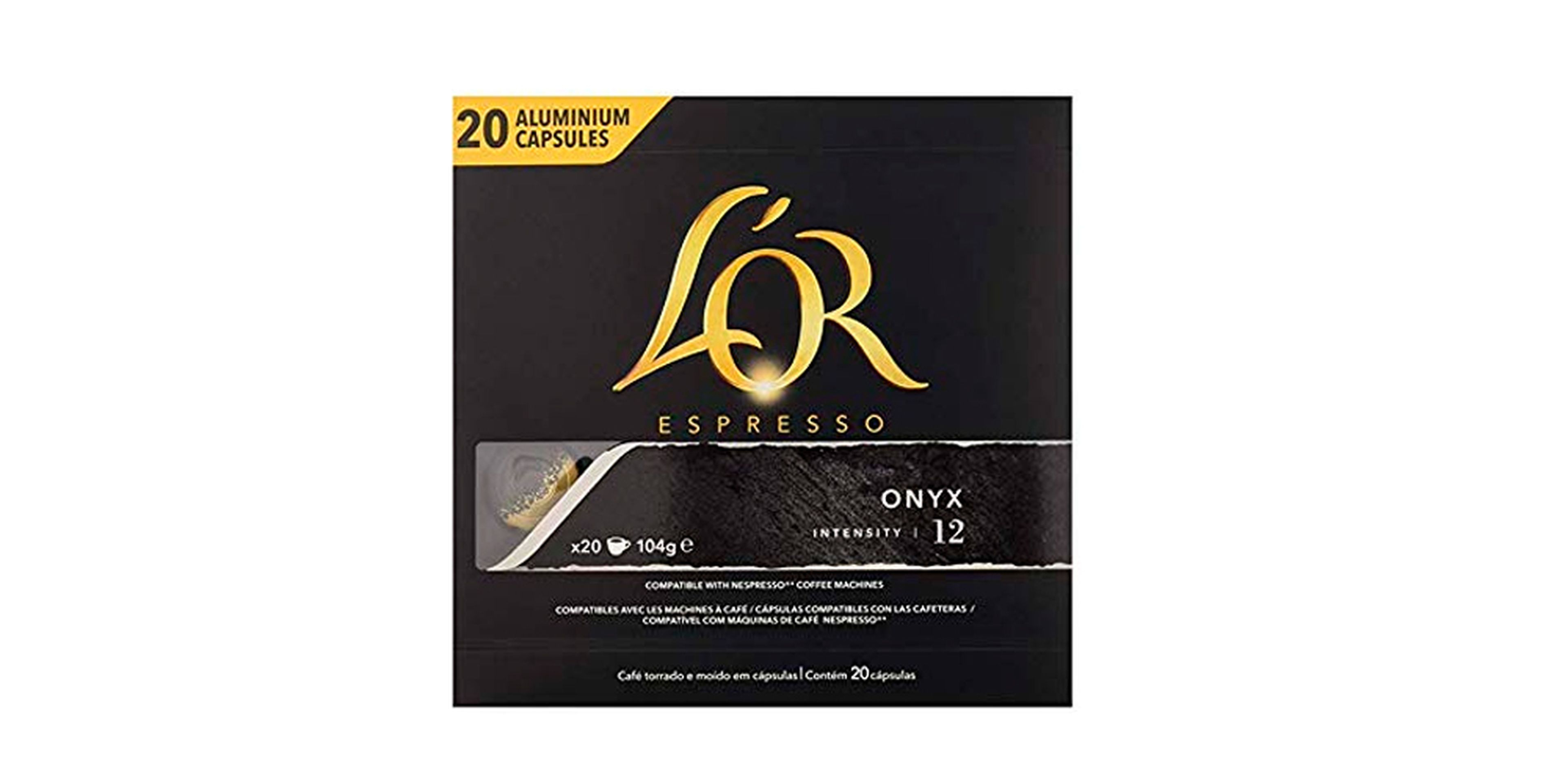 Espresso Onyx L'Or de 80 cápsulas
