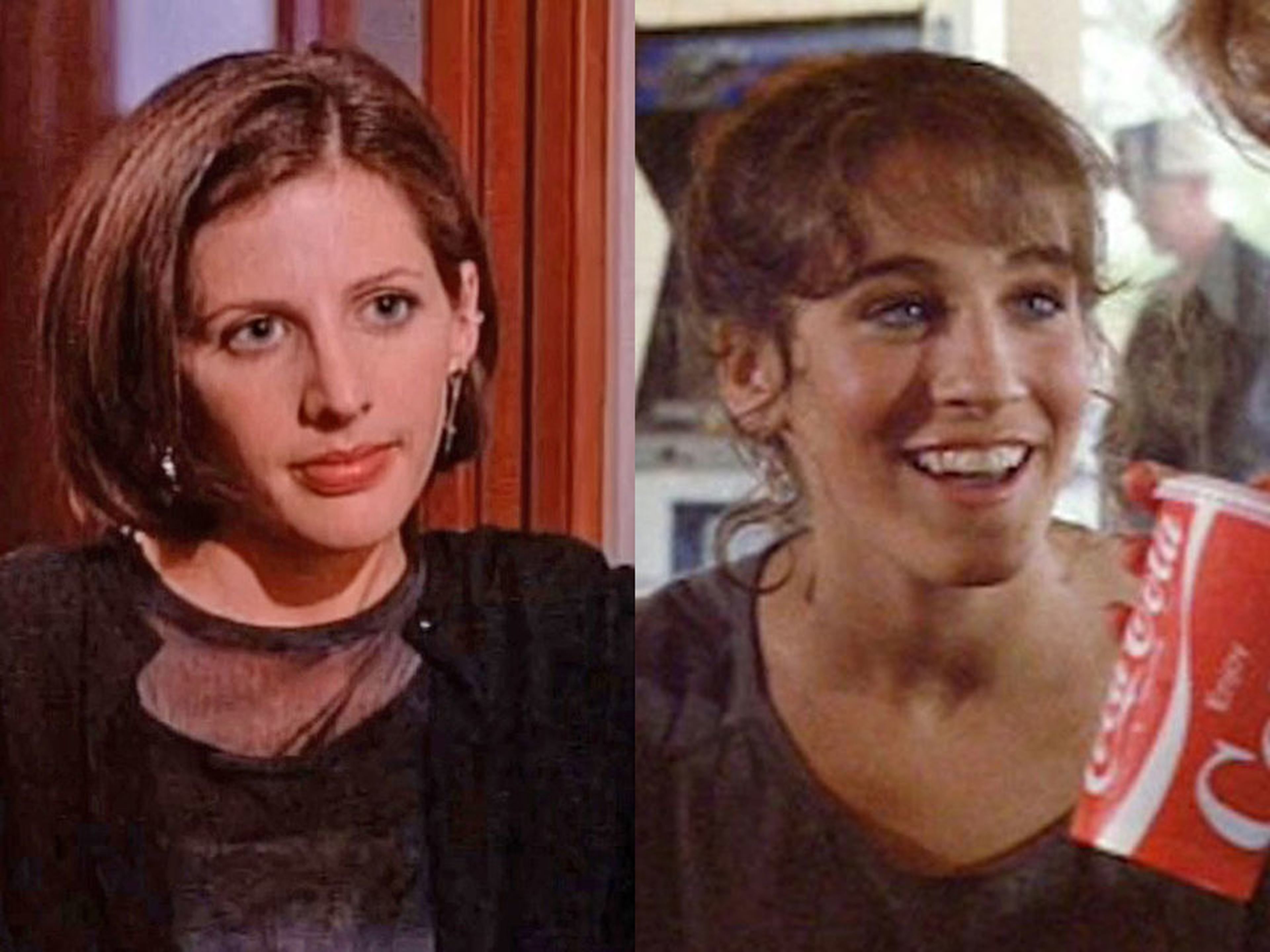 Tracy Nelson en "Melrose Place" y Sarah Jessica Parker en "Footloose".