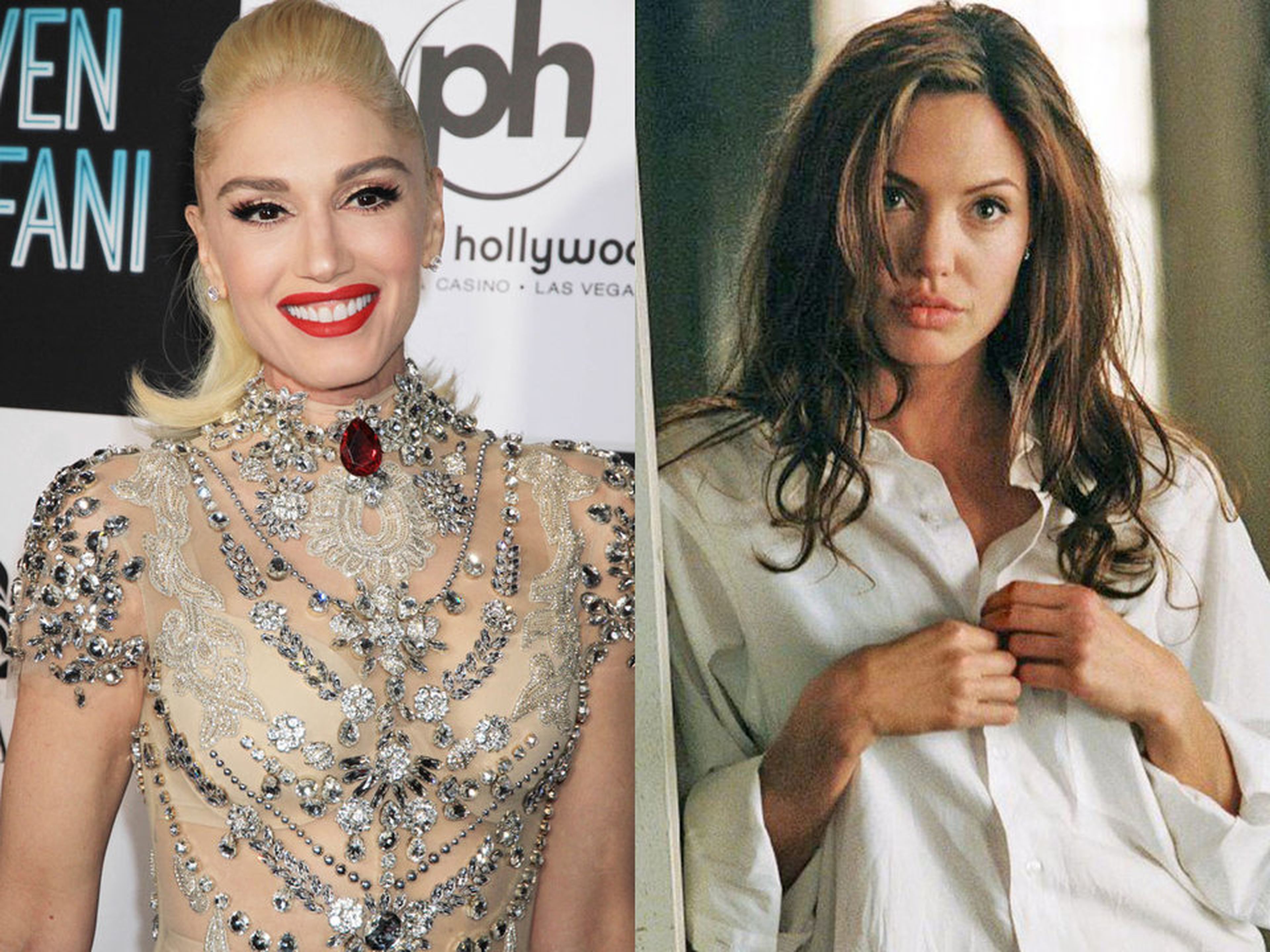Gwen Stefani y Angelina Jolie