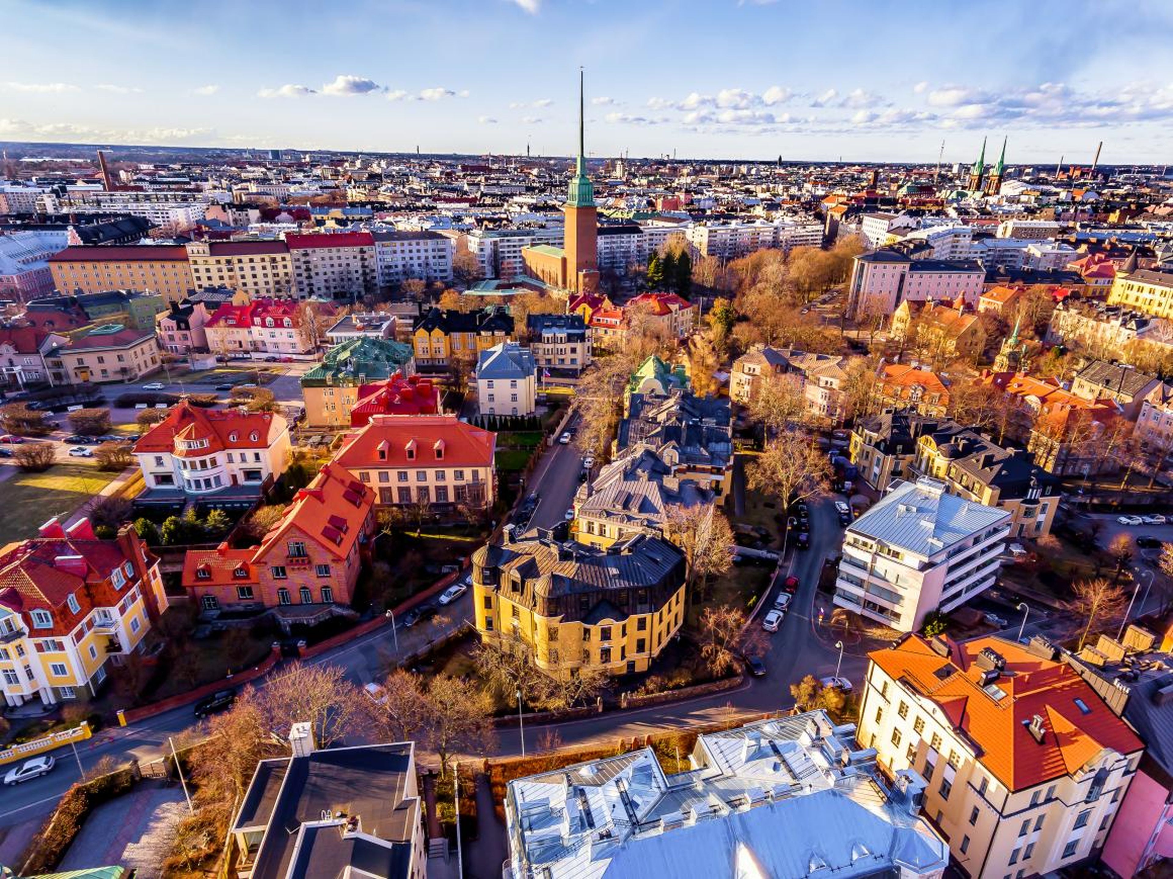 Los vecindarios más densos de Helsinki podrían traer beneficios a la creciente población de la ciudad.