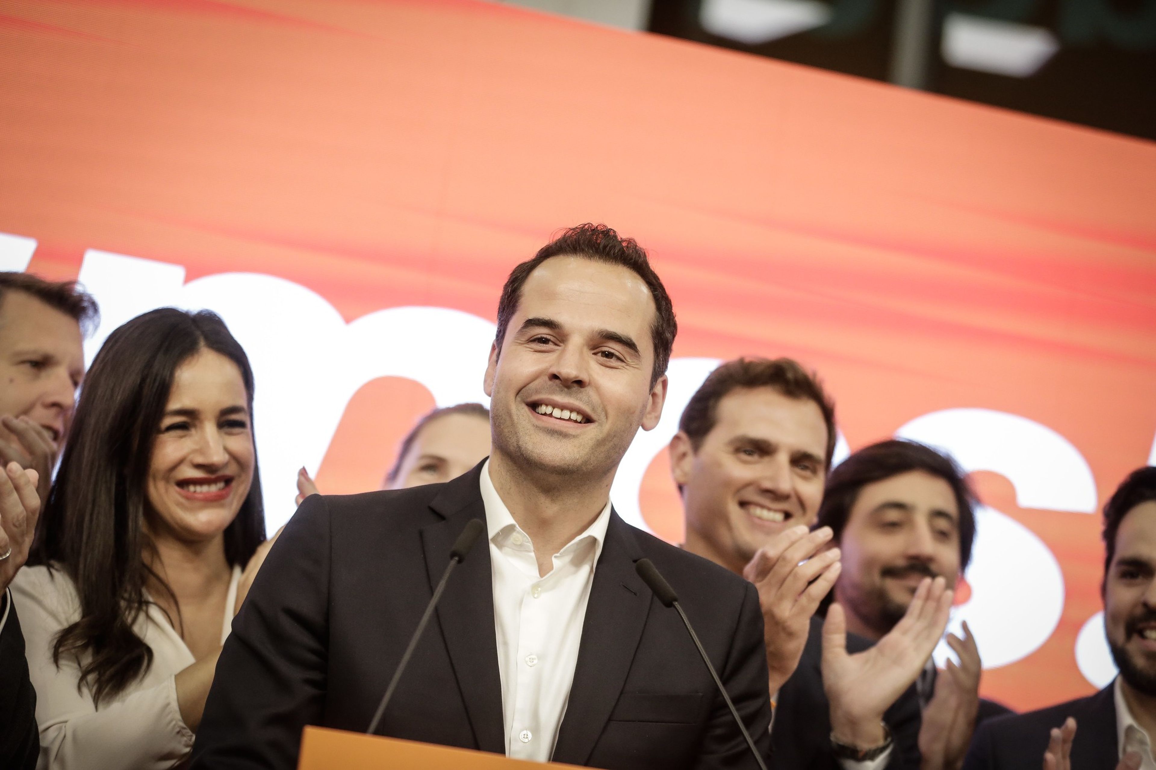 Ignacio Aguado, durante la campaña para las autonómicas.