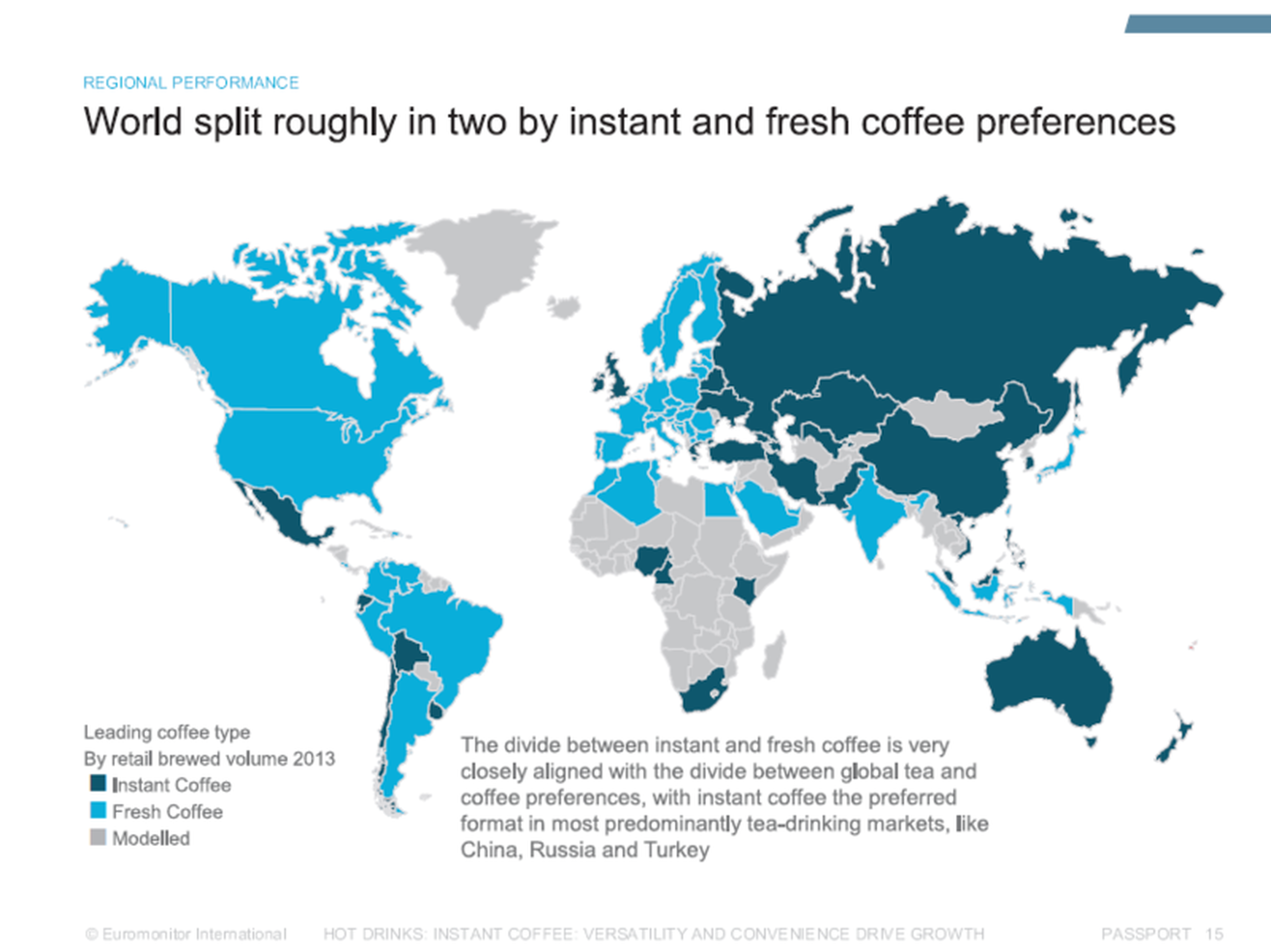 mapa consumo café