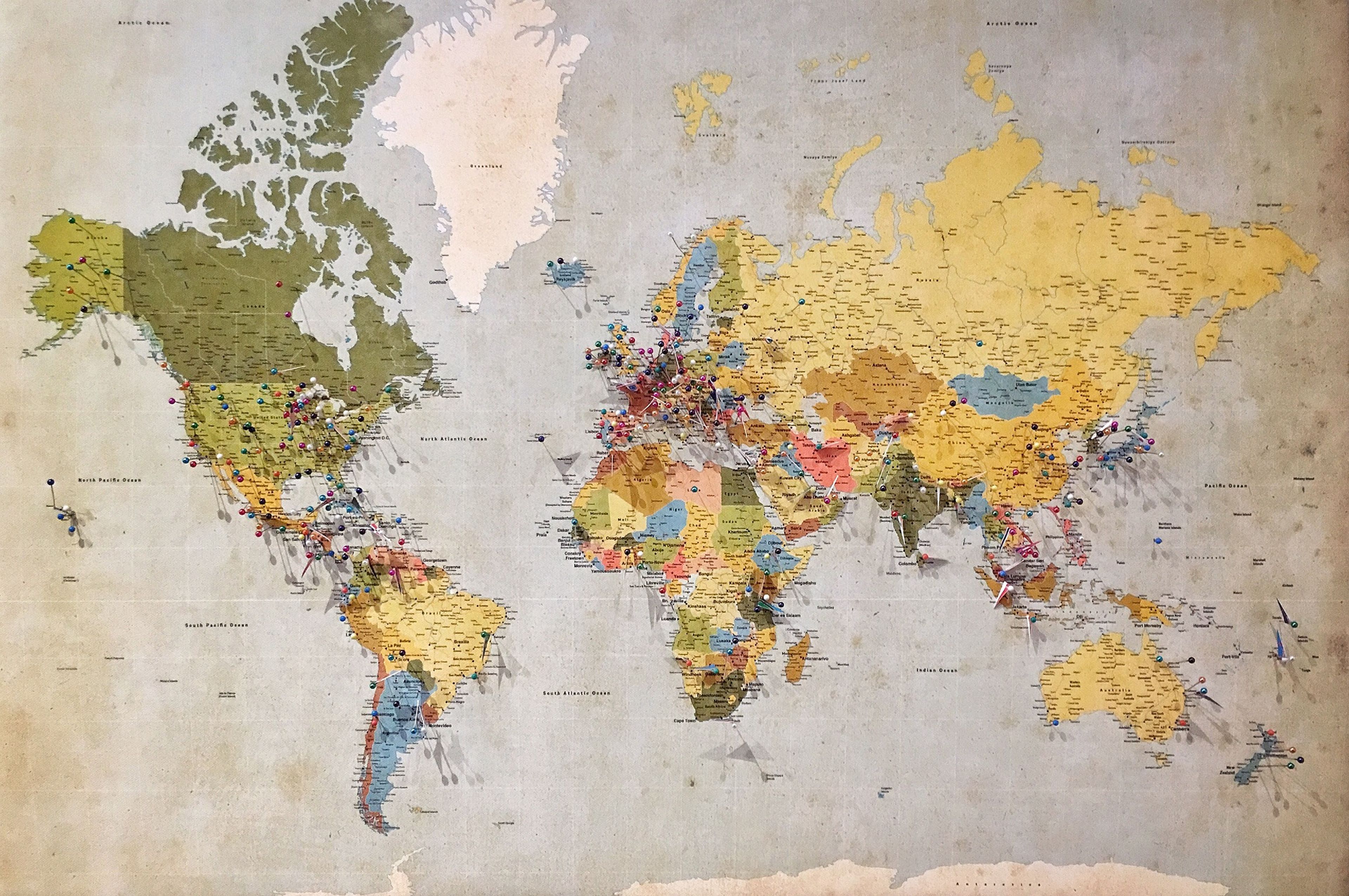 mapa, mundo