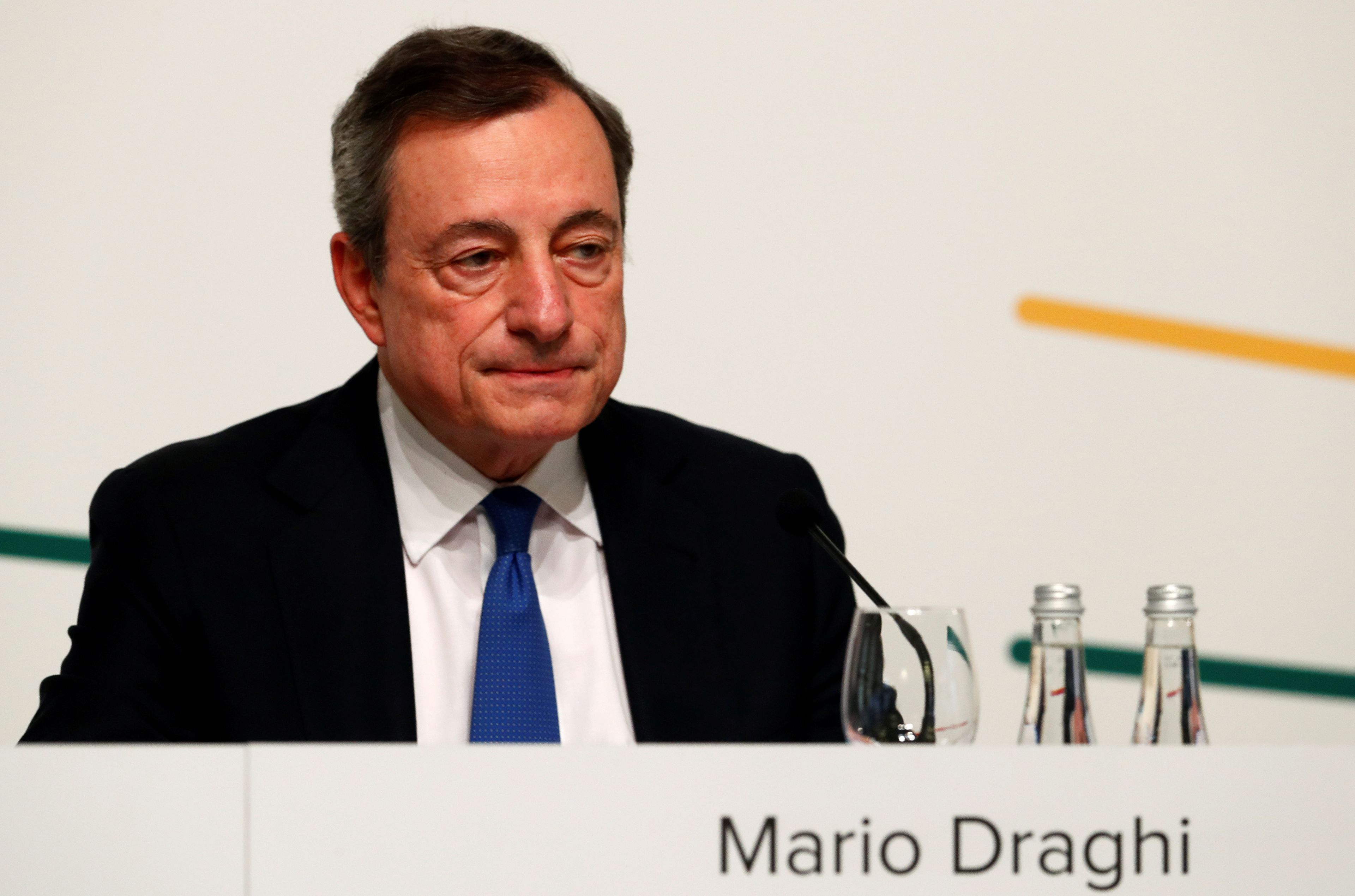 Mario Draghi, responsable del Banco Central Europeo.