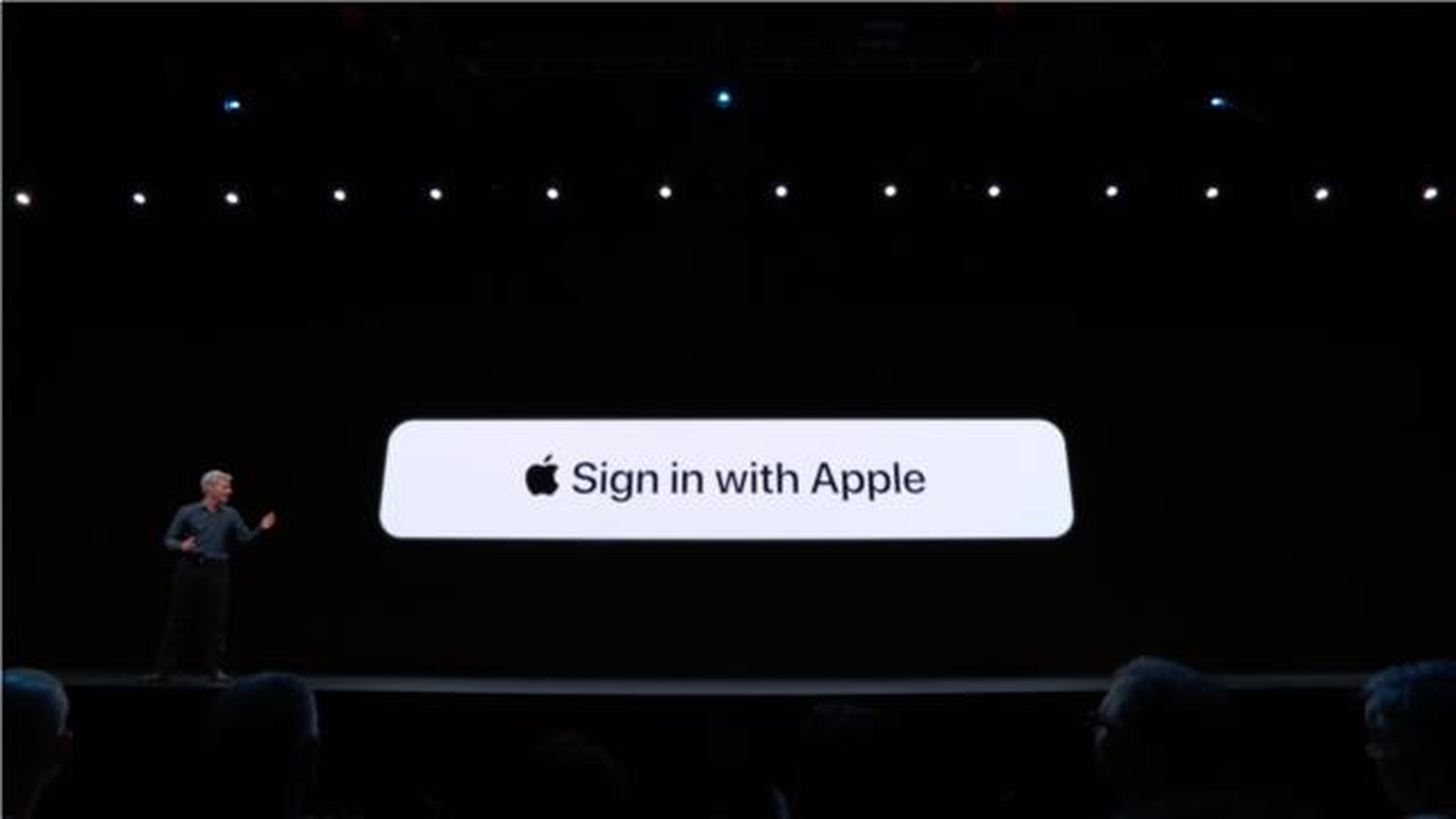 El nuevo botón de inicio de sesión con Apple te permitirá usar aplicaciones o servicios sin ofrecer ninguna información personal.